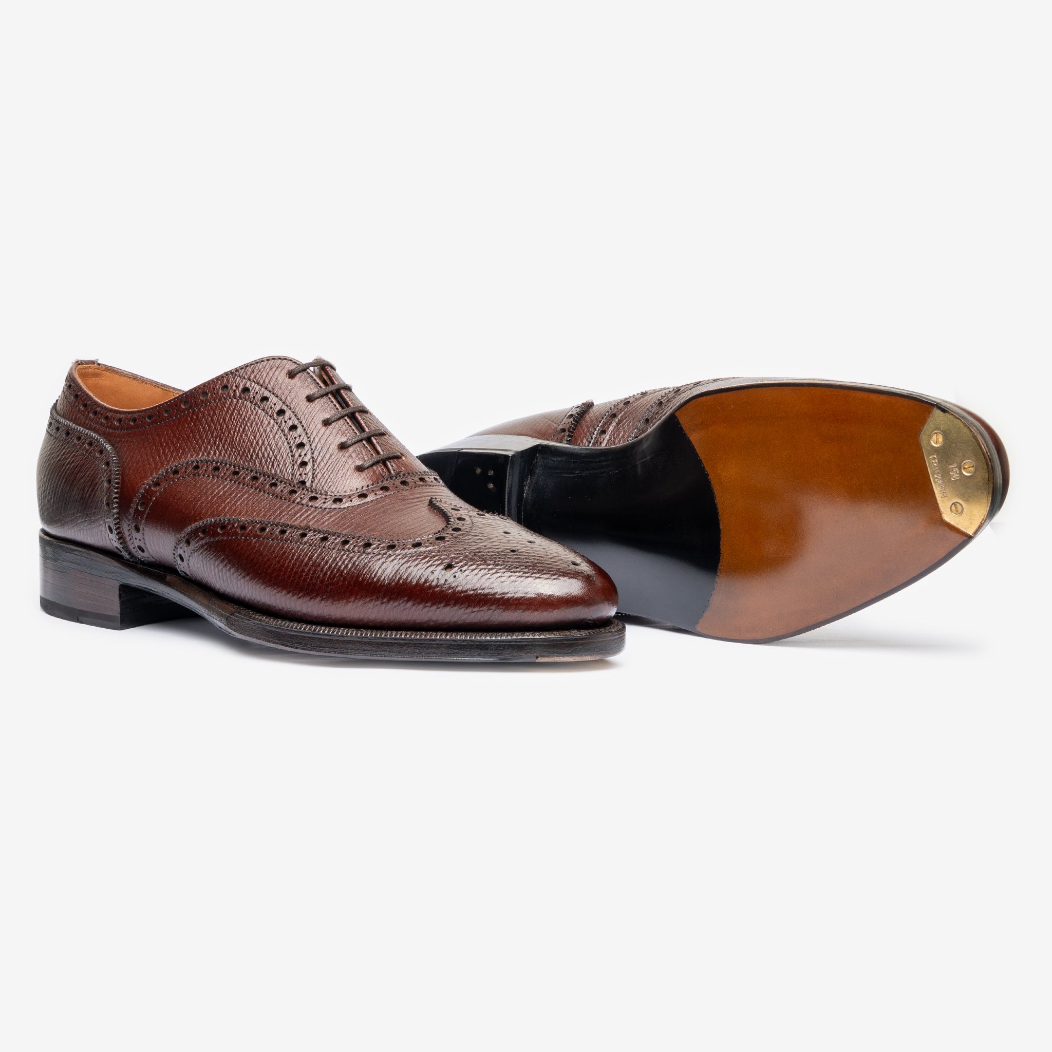 Wingtip Oxford | Brown Reindeer Calf - Chip Last - Founders 25