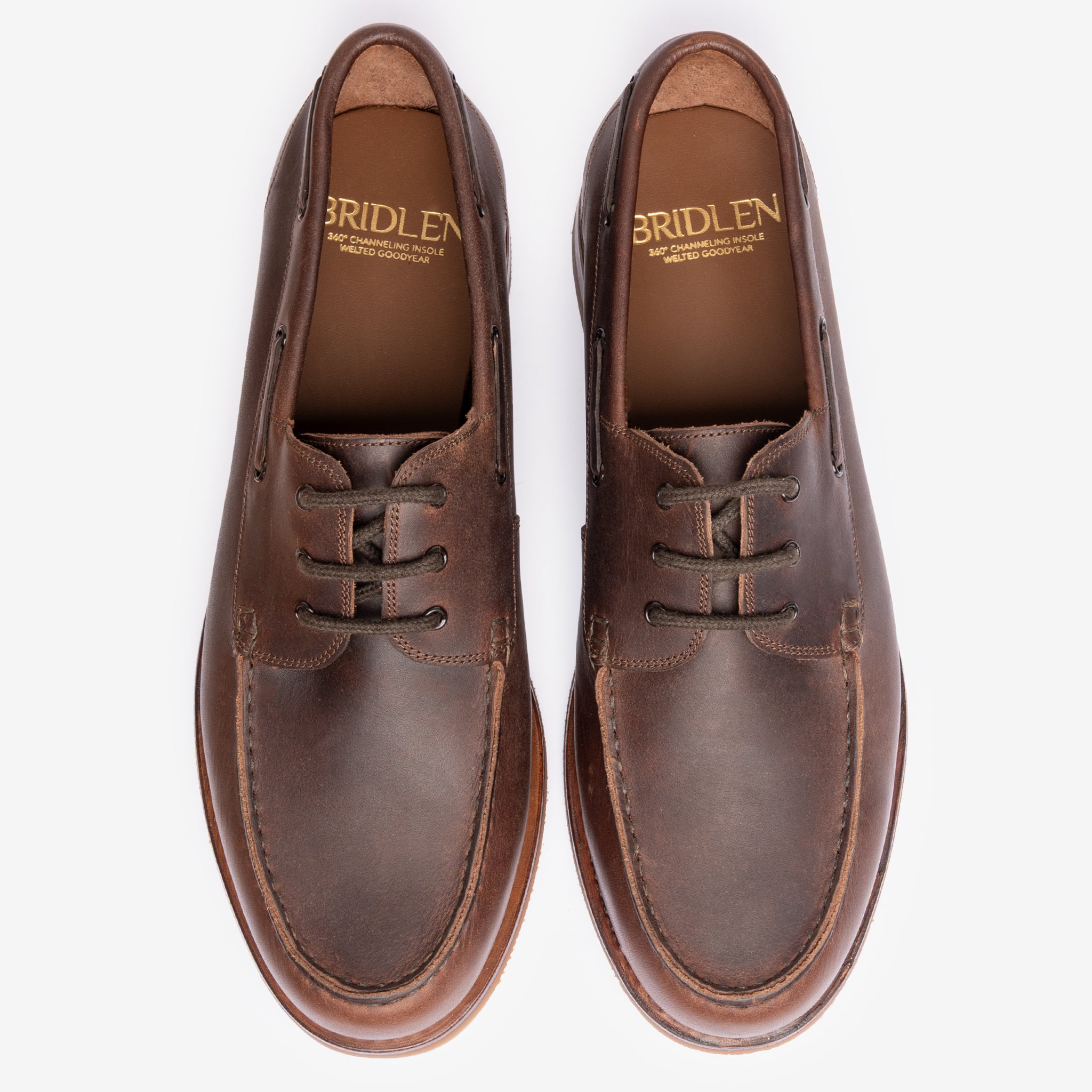 Boat Shoe | Brown Oil Pull Up - Camp Last