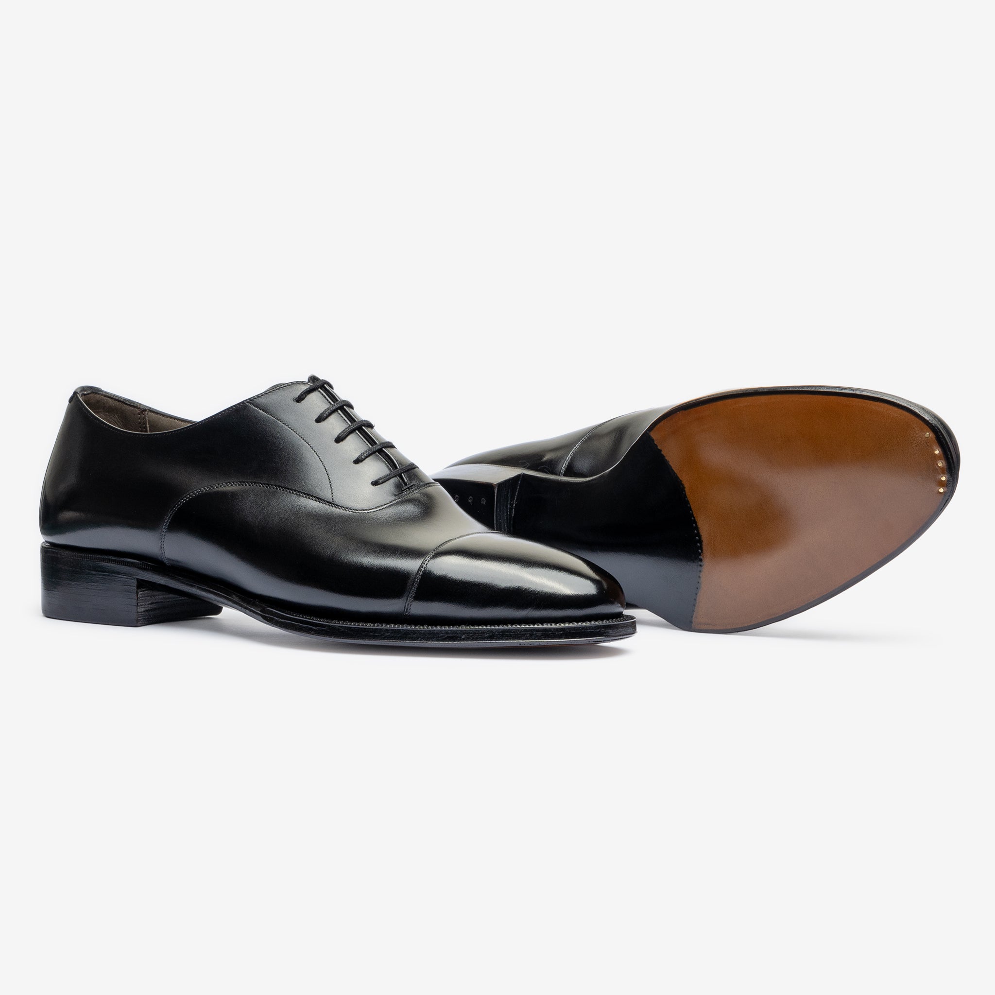 Straight Tip Oxford | Black - Chip Last - Founders 25