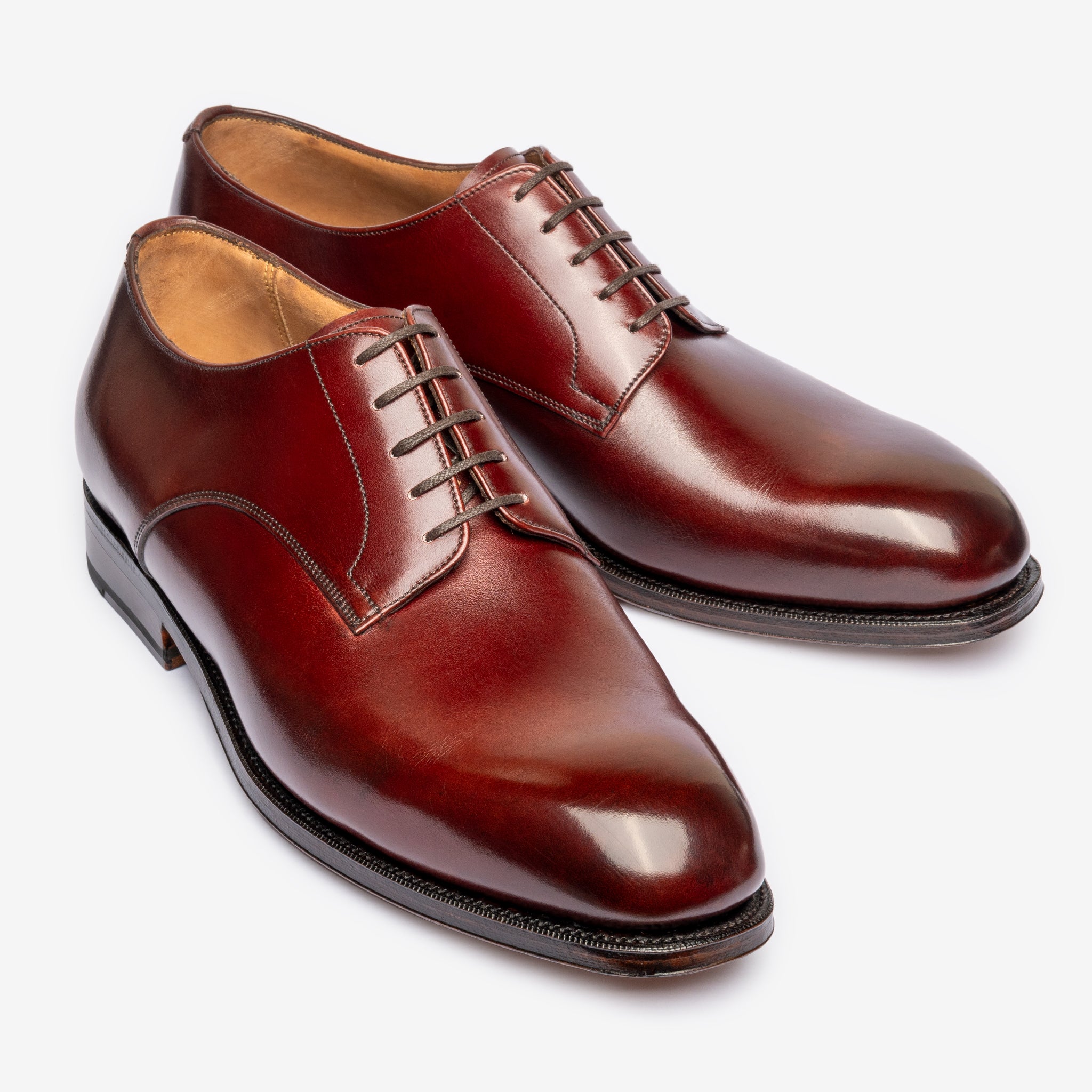 Plain Derby | Burgundy - Char Last