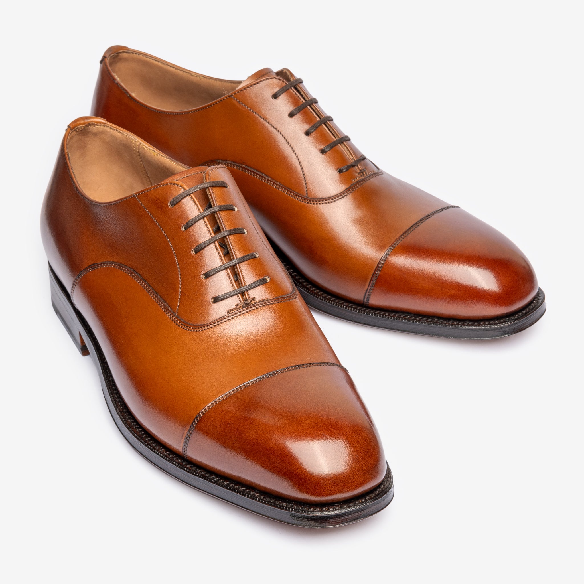 Straight Tip Oxford | Tan - Char Last