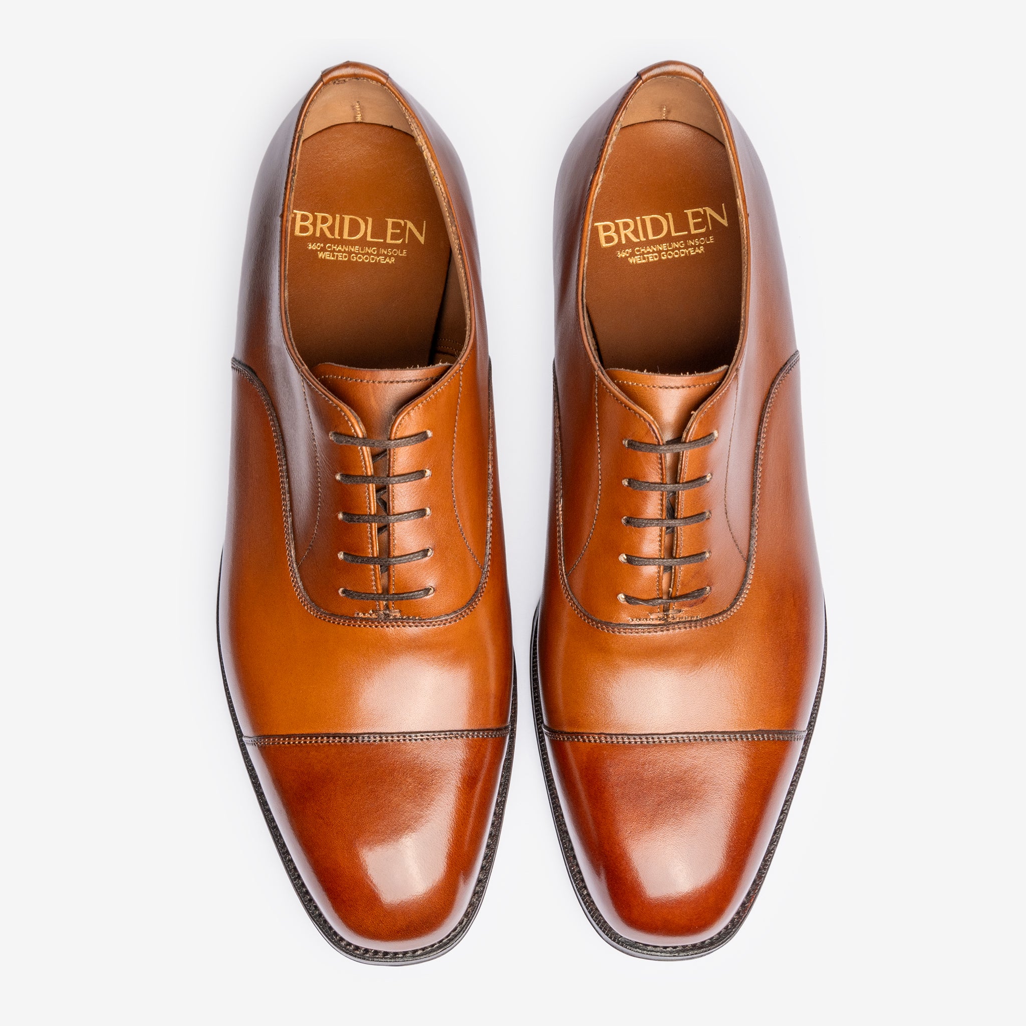 Straight Tip Oxford | Tan - Char Last