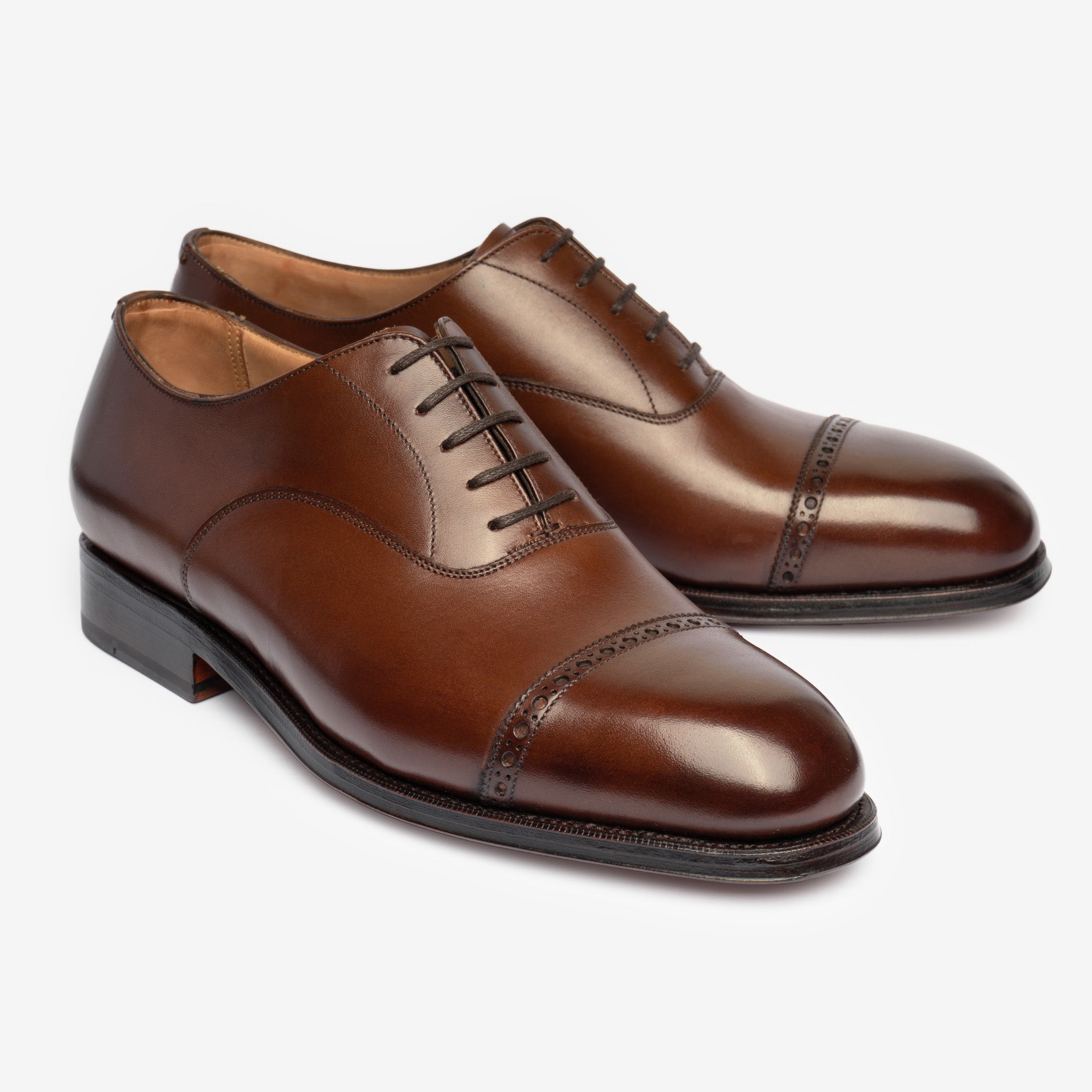 Punch Cap Oxford | Brown - Char Last