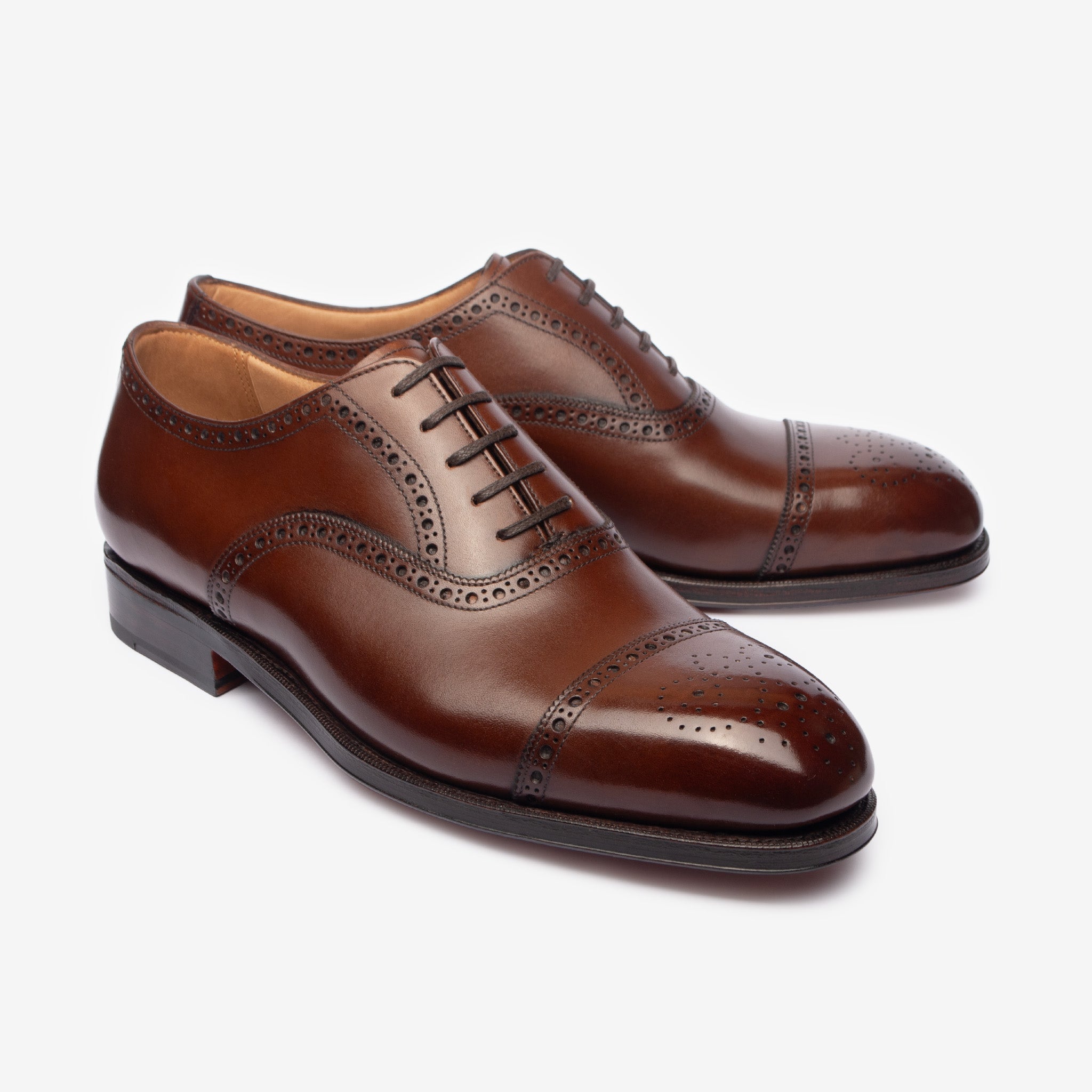 Semi Brogue Oxford | Brown - Char Last