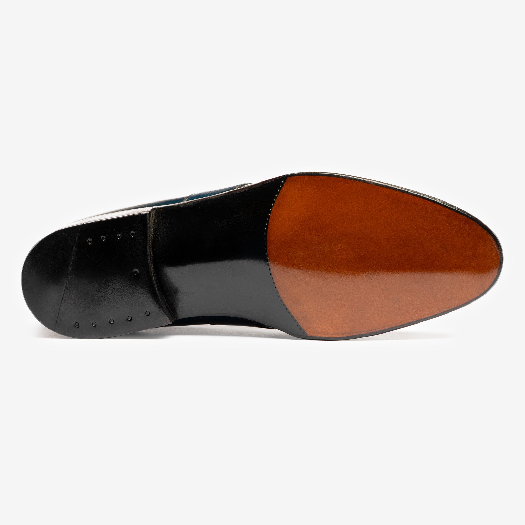 Full Strap Penny Loafer | Blue Shell Cordovan - Zilo Last