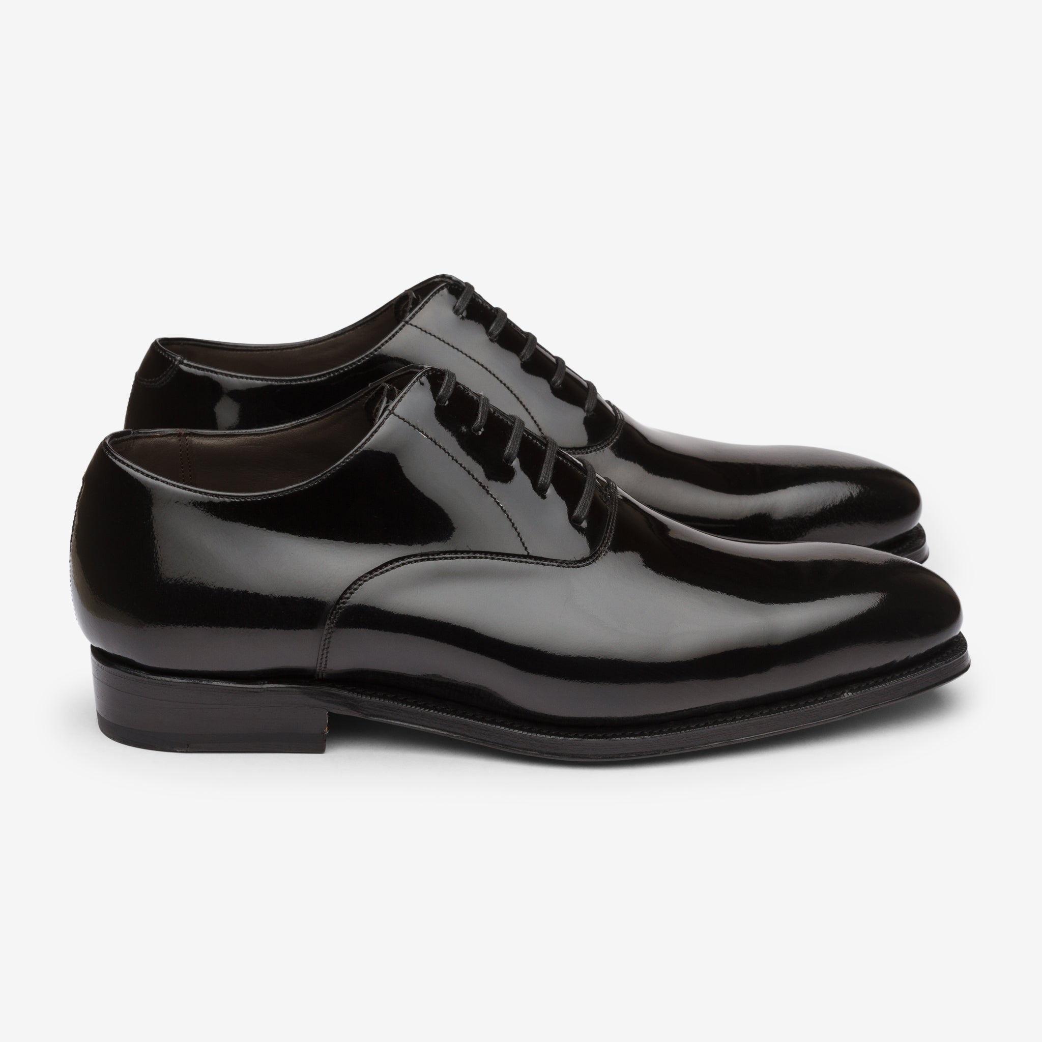 Plain Toe Oxford | Patent Black - Deus Last