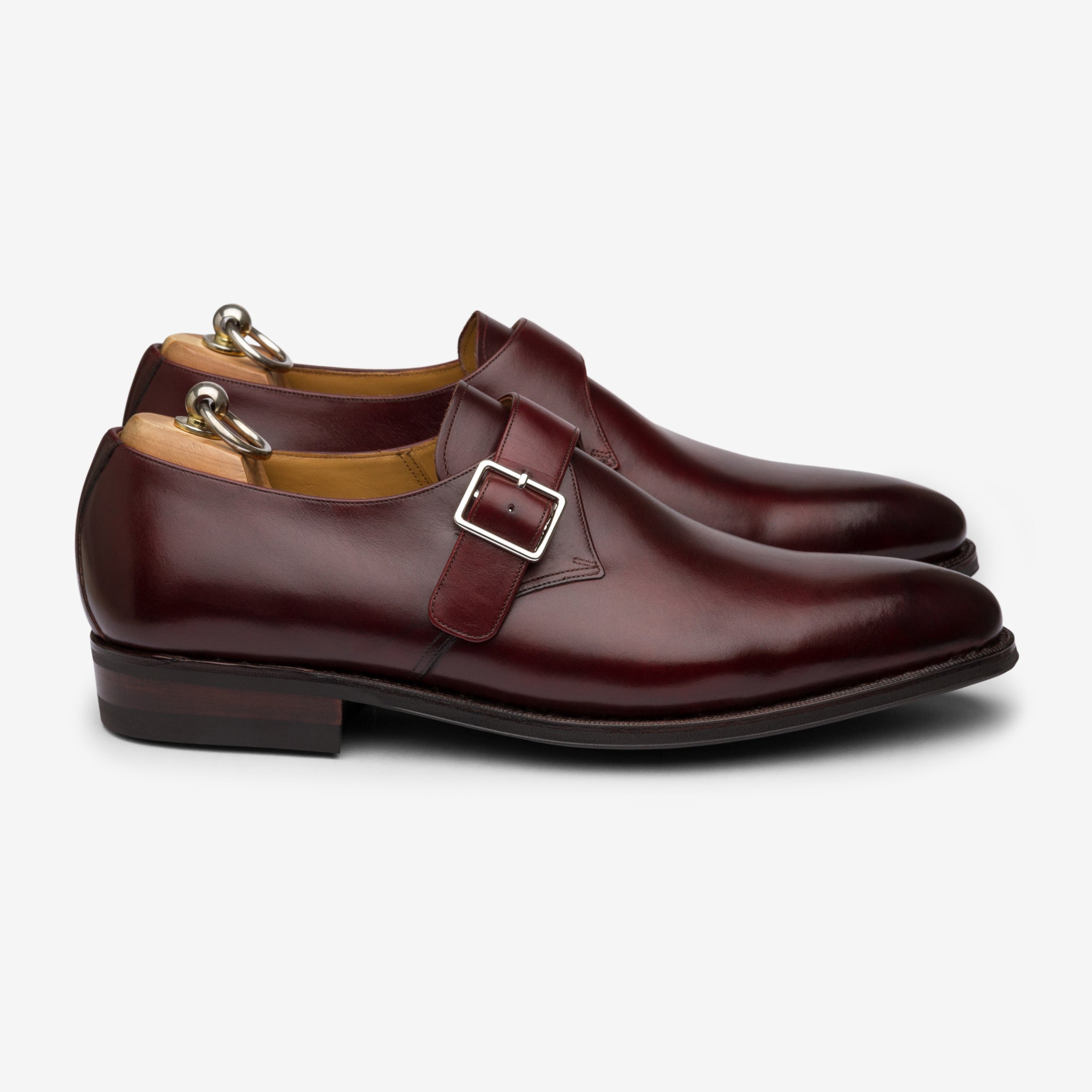 Single Monk | Burgundy - Zip Last