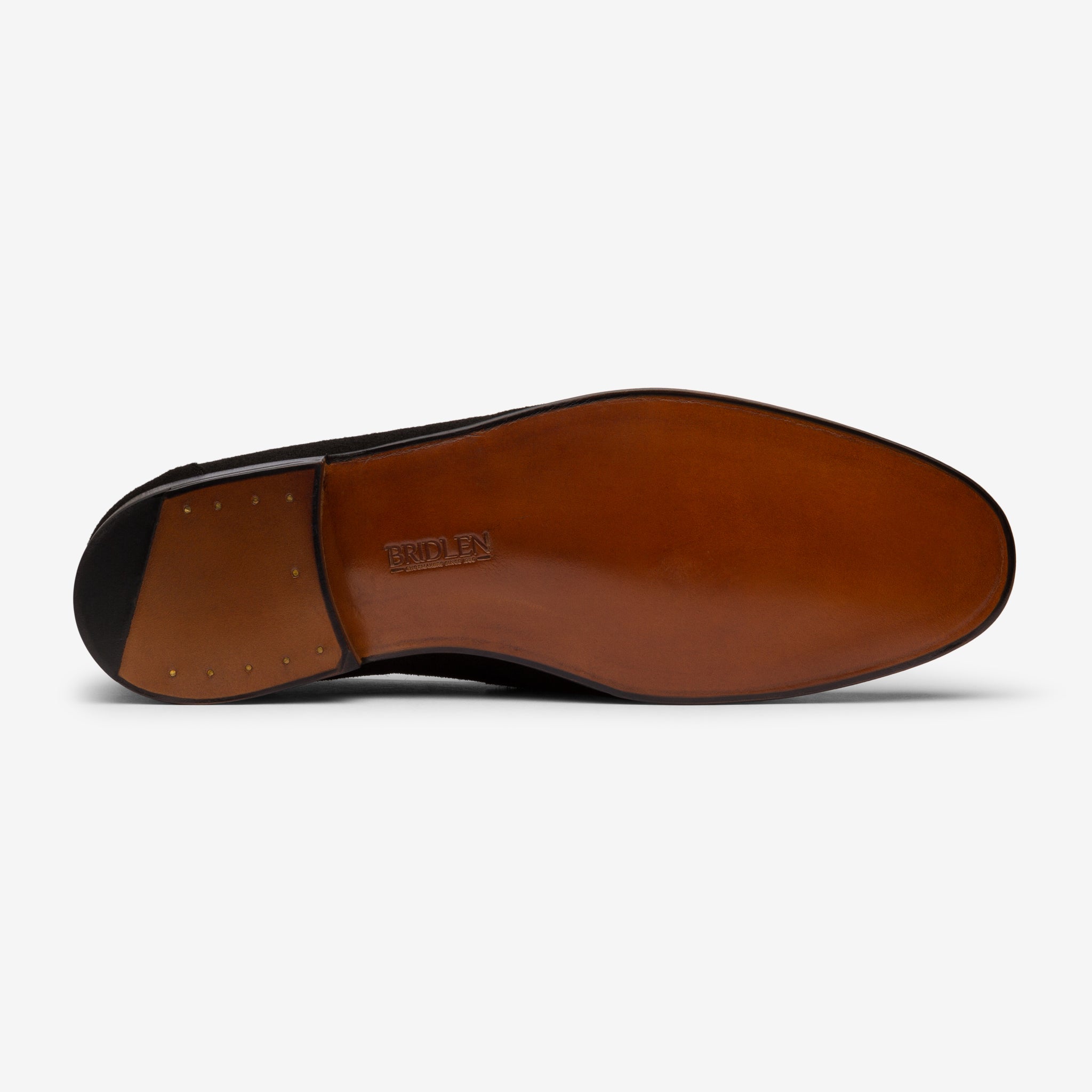 Folded Penny Loafer | Black Suede - Rufer Last