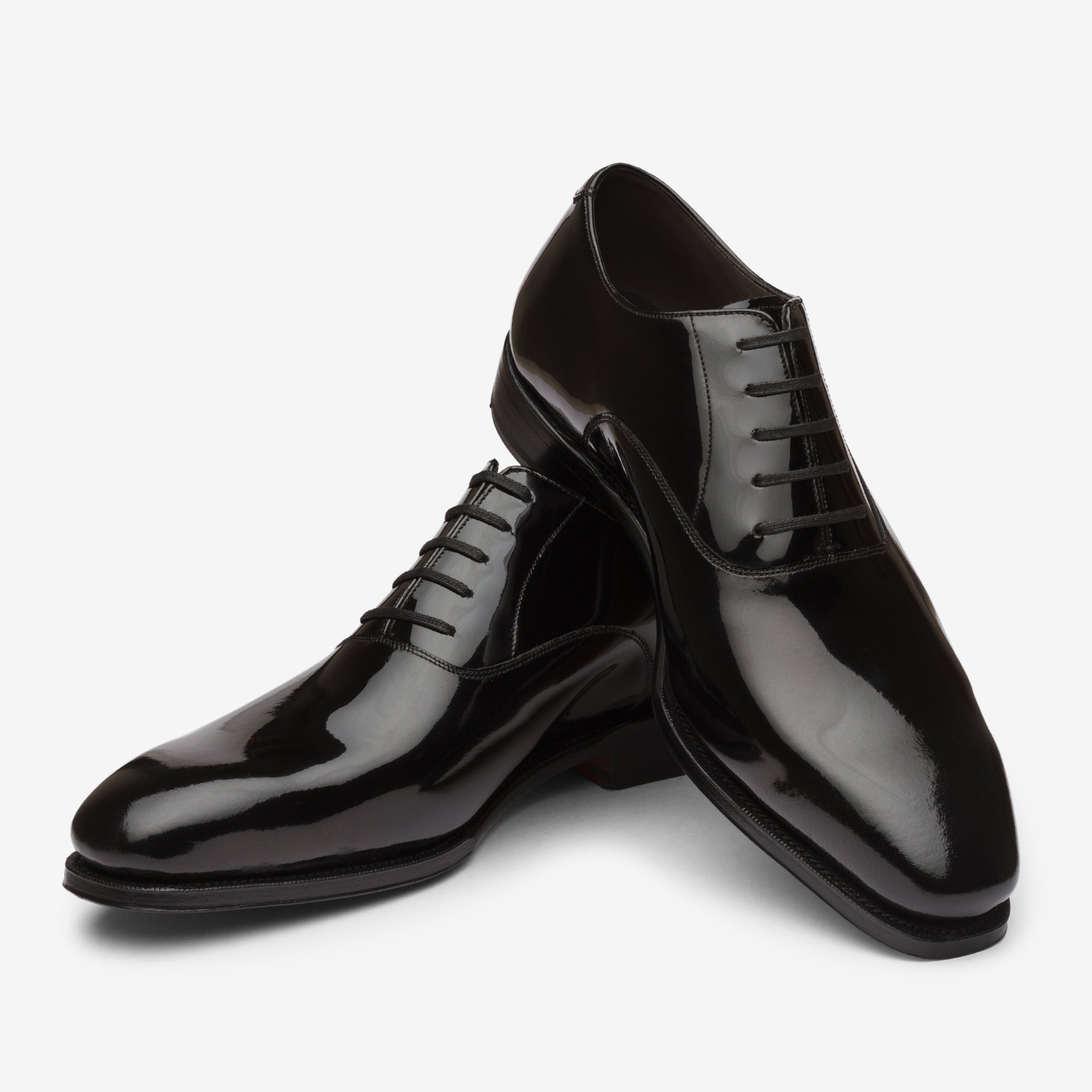 Plain Toe Oxford | Patent Black - Deus Last