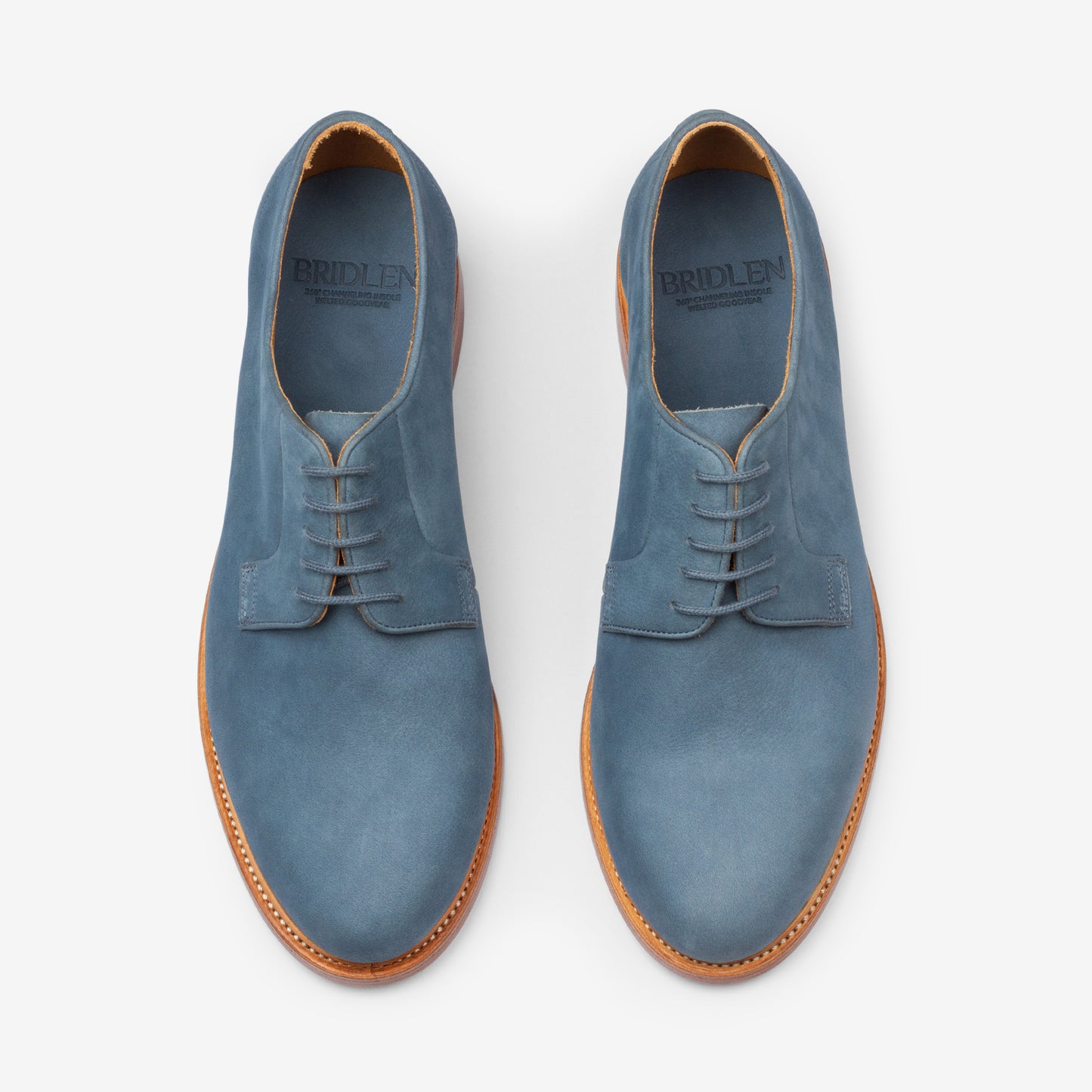 Unlined Blucher - Goodyear welted - Ocean
