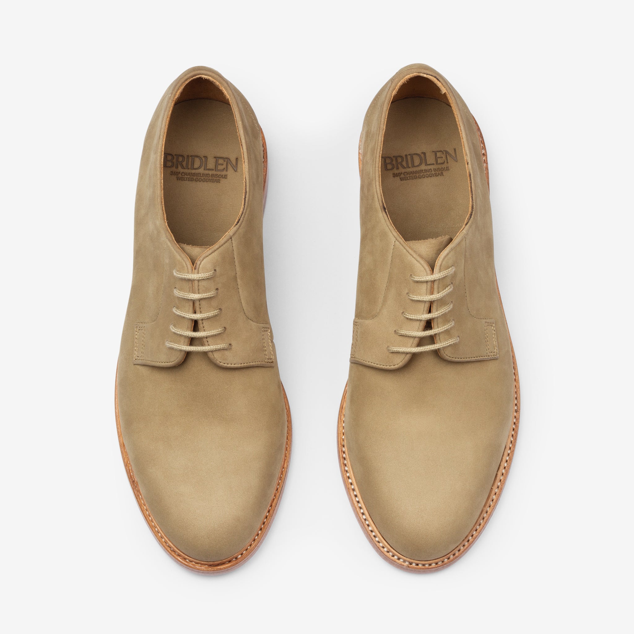 Unlined Blucher | Earth Nubuck - Mag Last