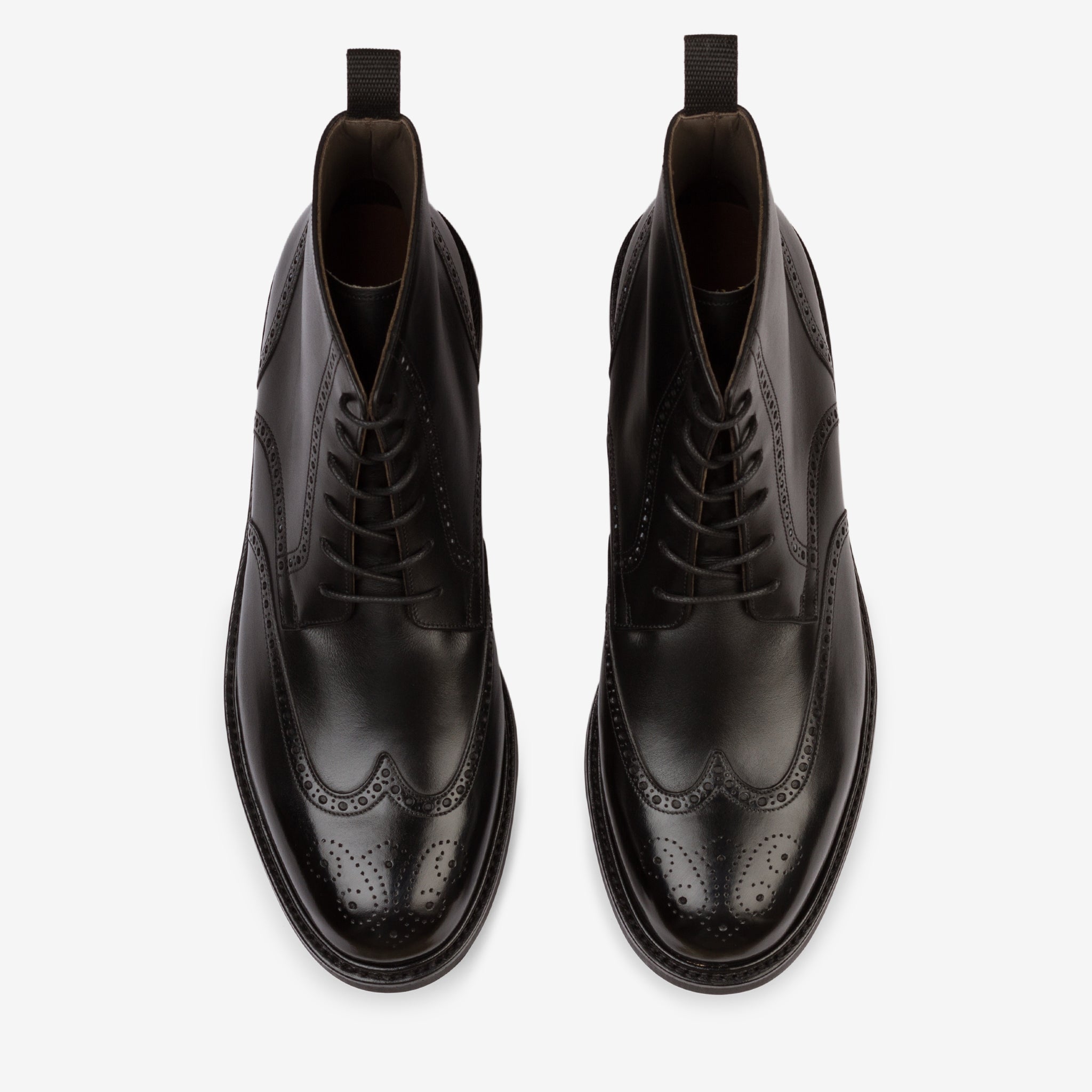 Wingtip Boot | Black - Saga Last