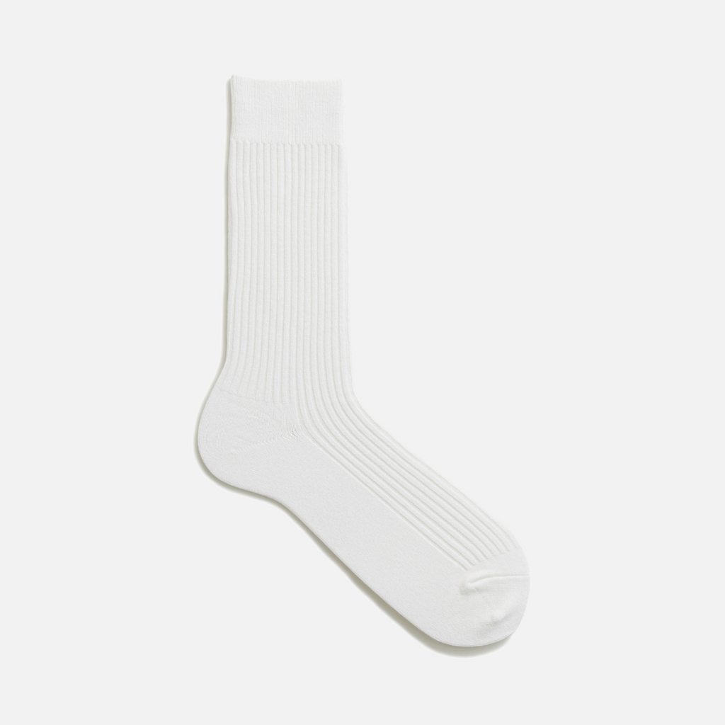 Power-Fit Socks - White - by Tabio