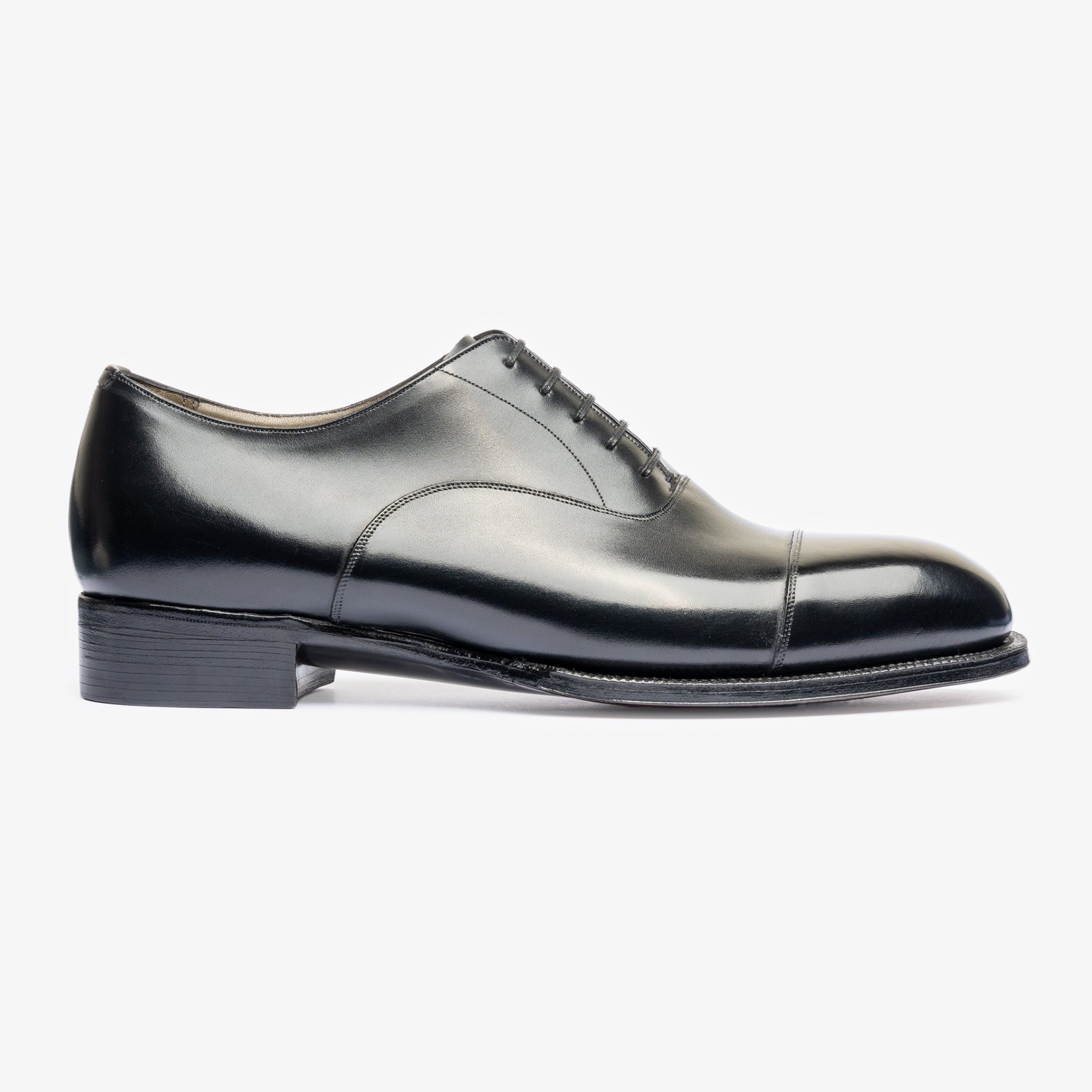 Straight Tip Oxford |  Black - Char Last - Founders 25