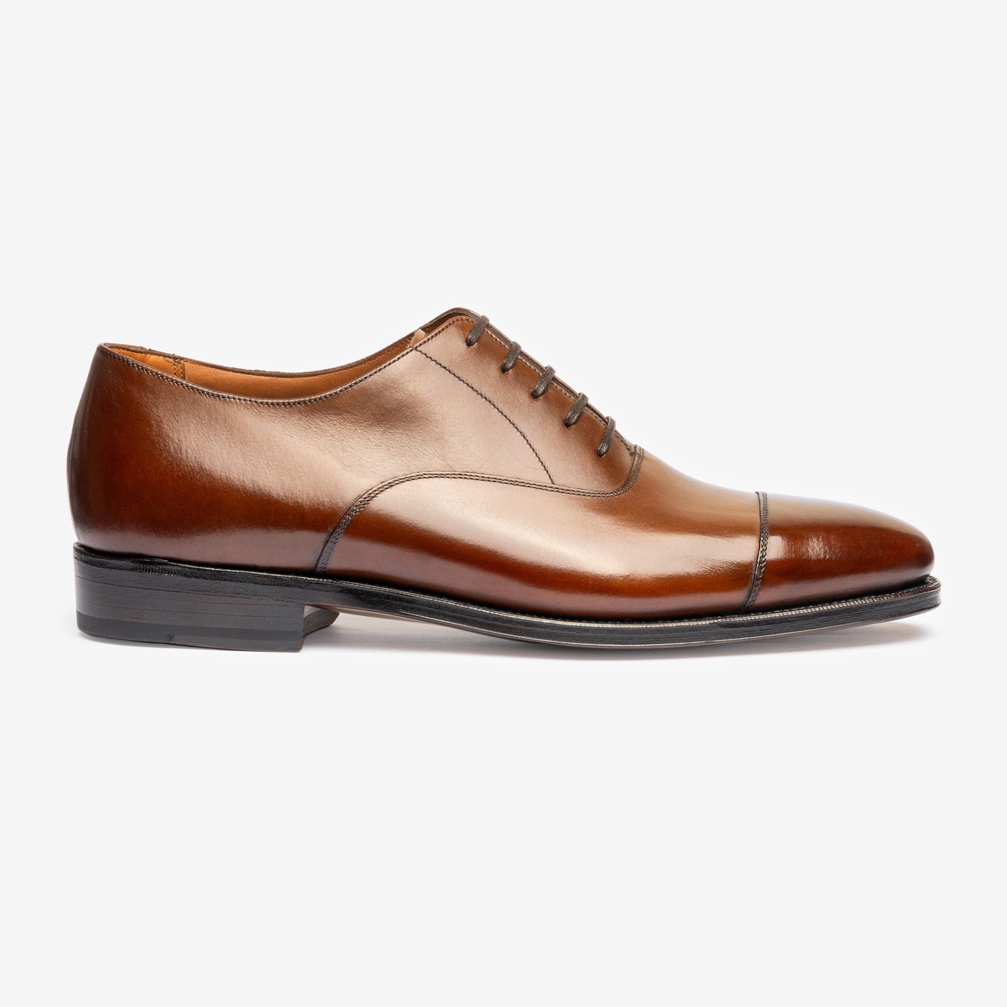 Straight Tip Oxford |  Brown - Zip Last