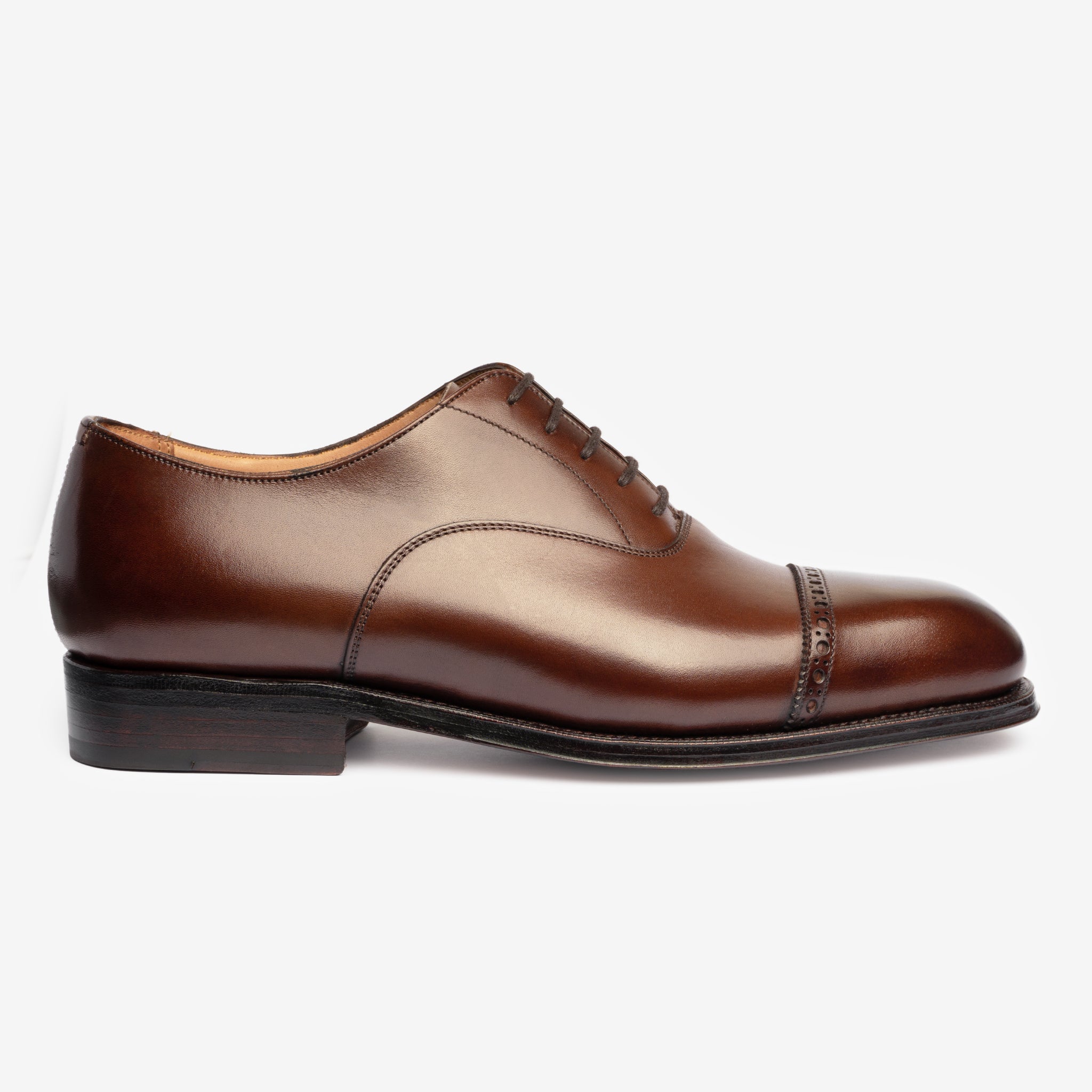 Punch Cap Oxford |  Brown - Char Last