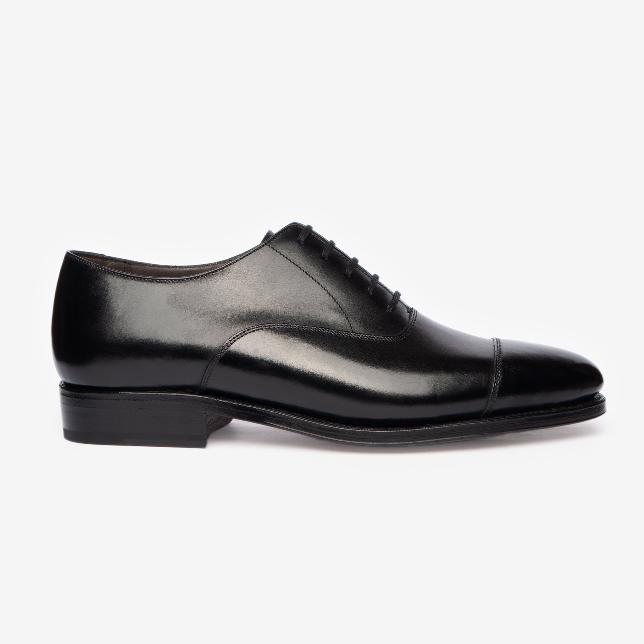 Straight Tip Oxford |  Black - Zip Last