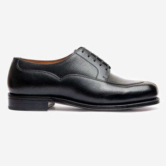 Dimple Derby - Black Reindeer Calf - Mag Last