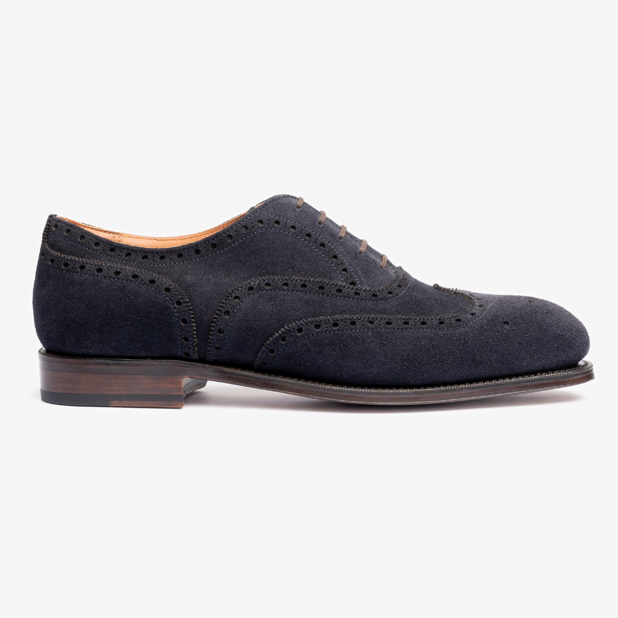 Wingtip Oxford |  Ink Blue - Char Last