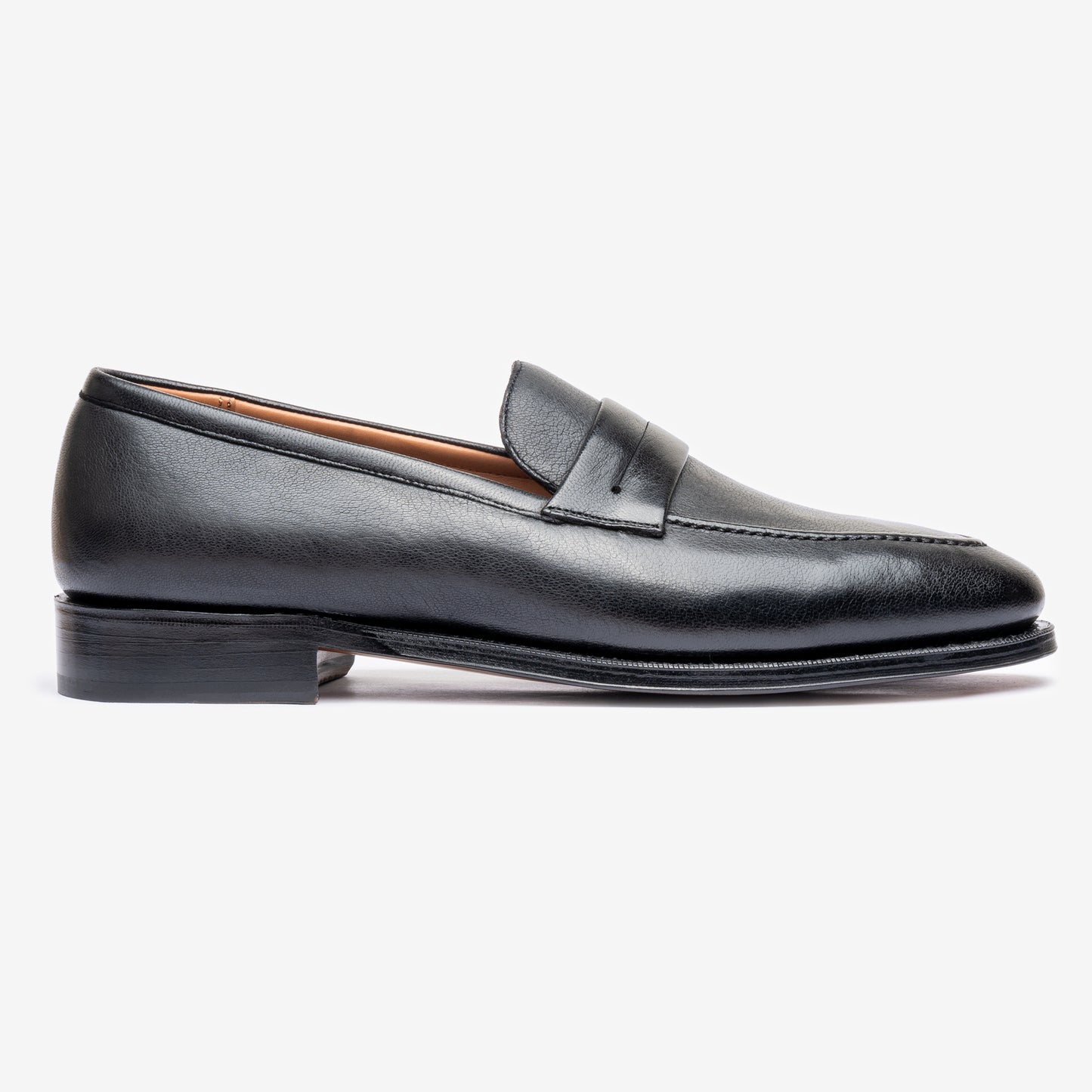 Punch Line Loafer - Black Deer Leather - Zilo Last