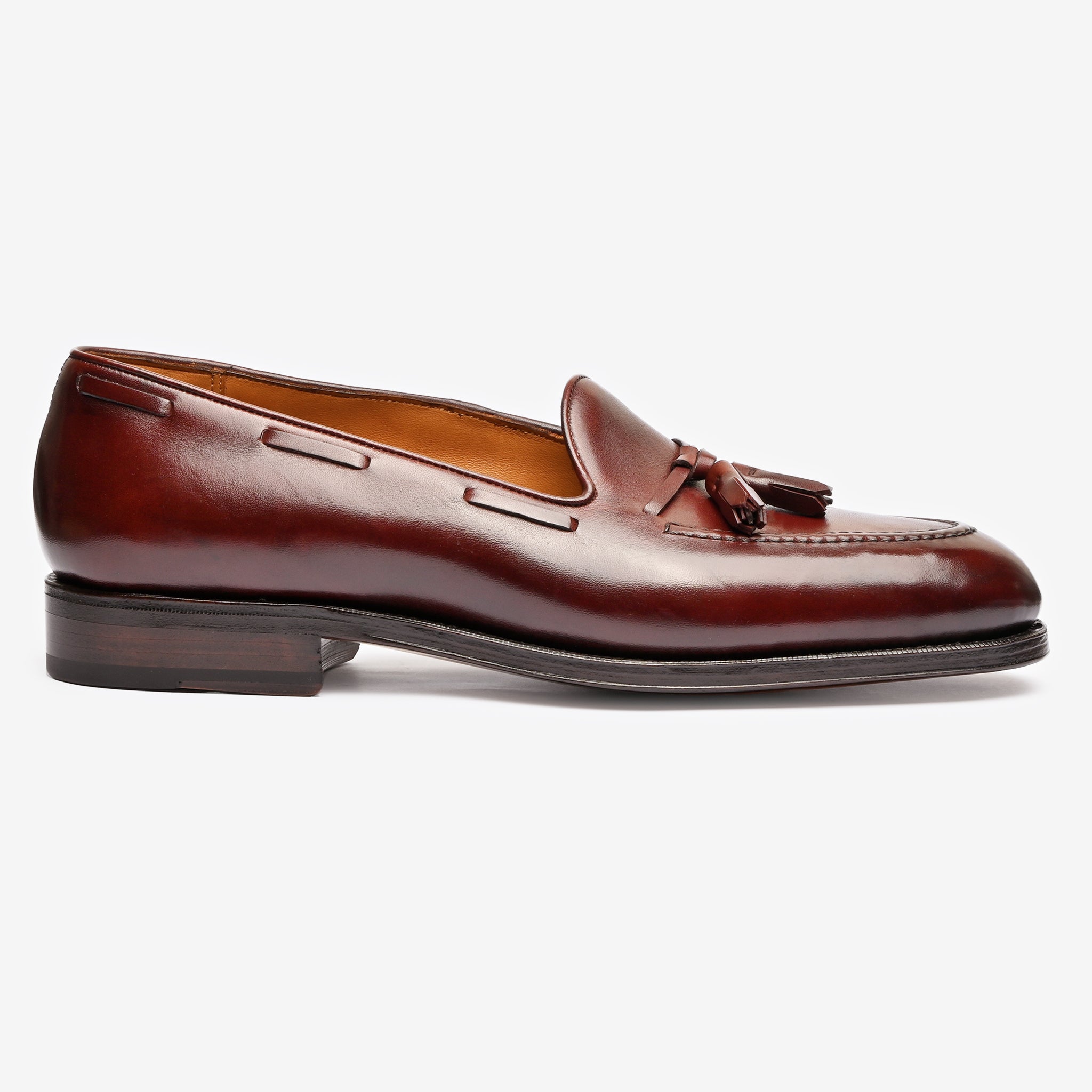 Ivy Loafer |  Burgundy - Rufer Last