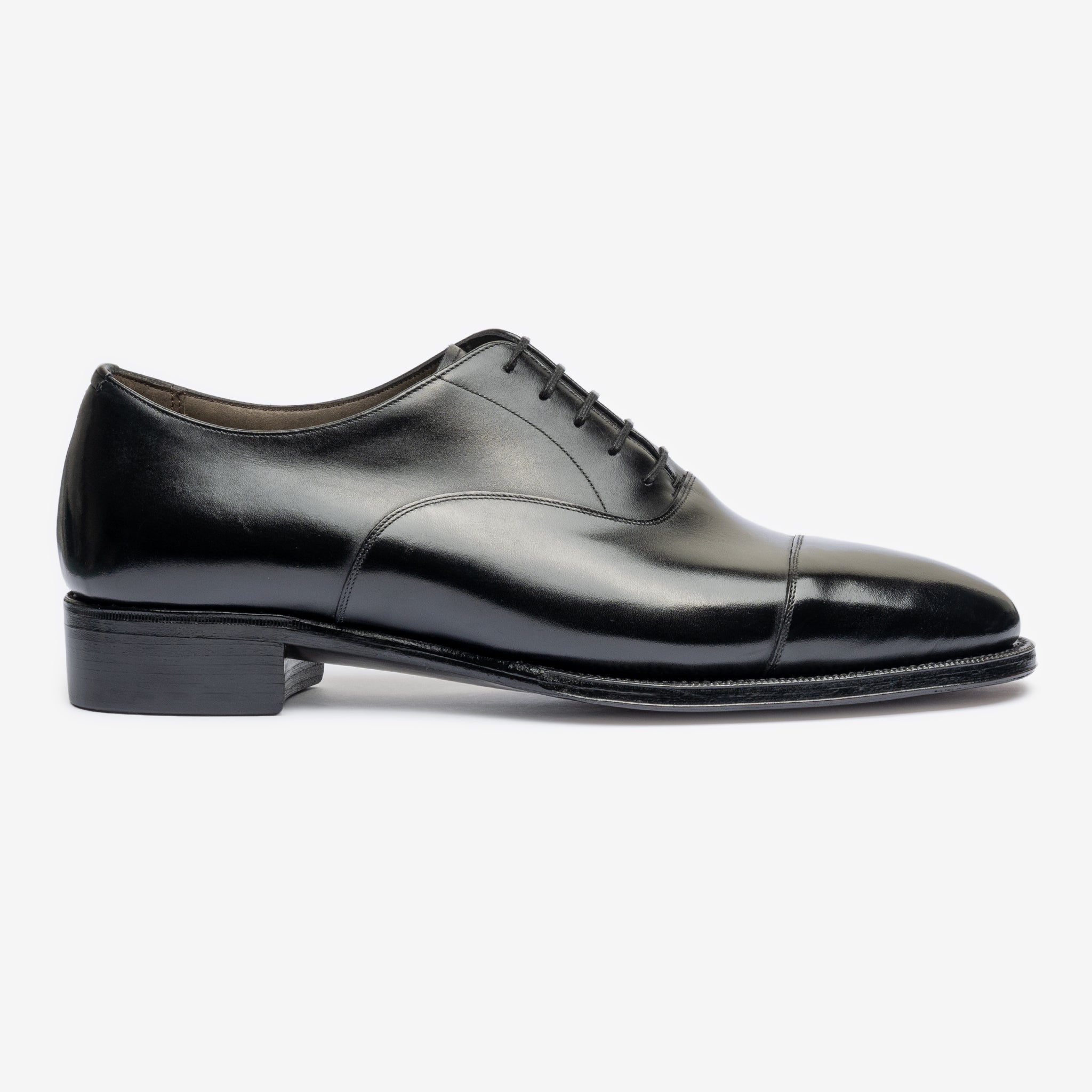 Straight Tip Oxford |  Black - Chip Last - Founders 25