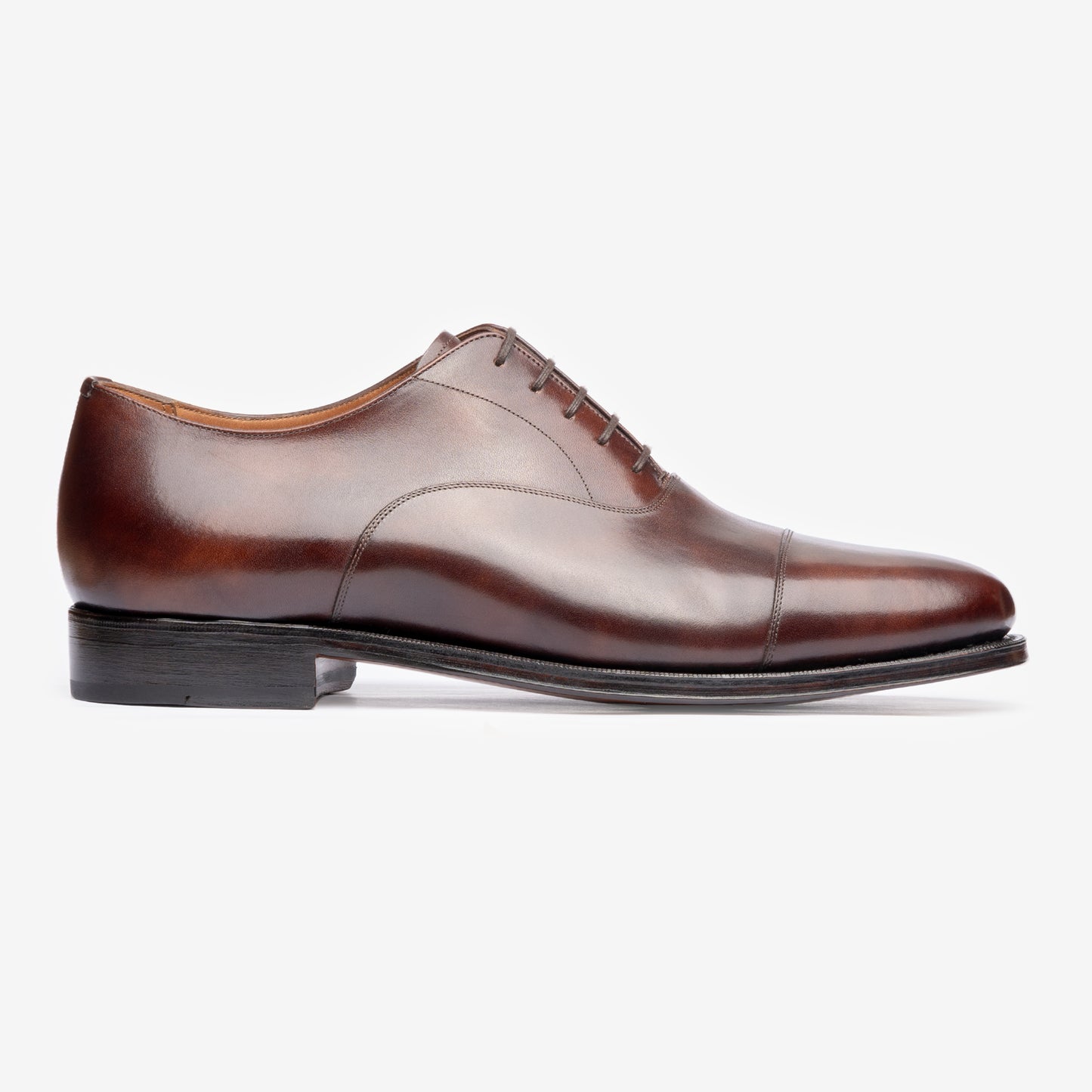 Straight Tip Oxford - Brown Museum Calf - Chip Last