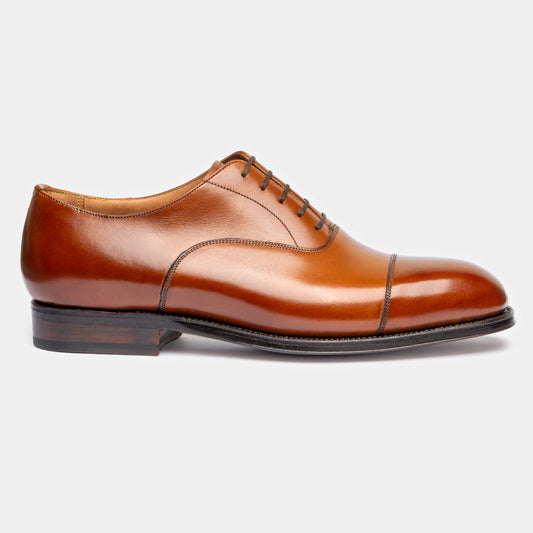 Straight Tip Oxford - Tan - Char Last