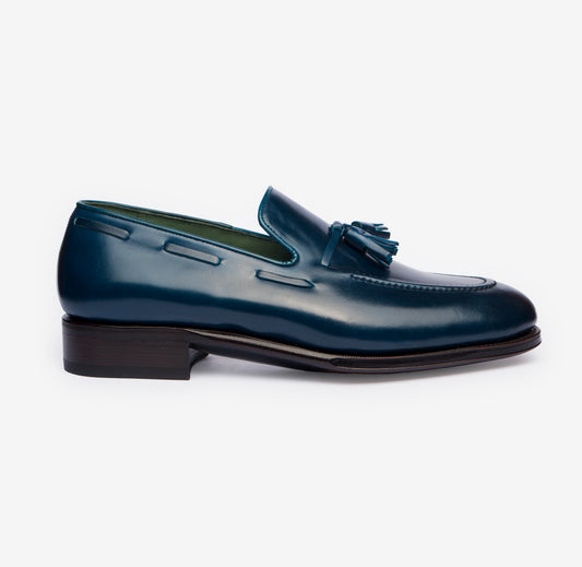 Tassel Loafer - Blue Shell Cordovan - Rufer Last