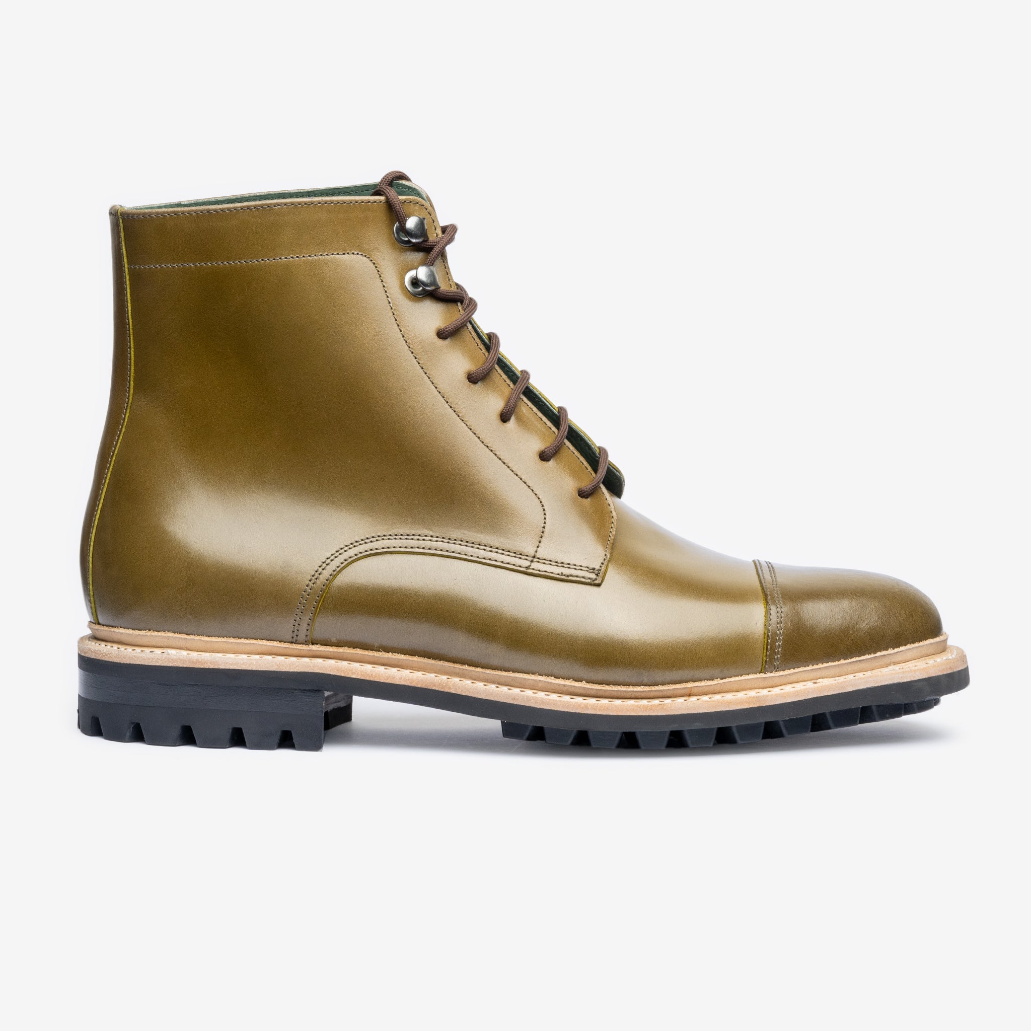 Service Boot |  Olive Shell Cordovan - Rui Boot Last