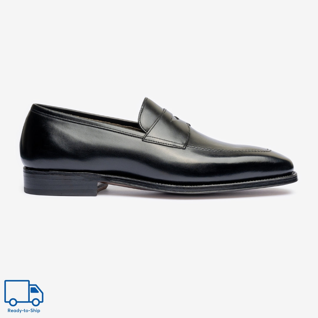 Penny Loafer |  Black  - Deer Last