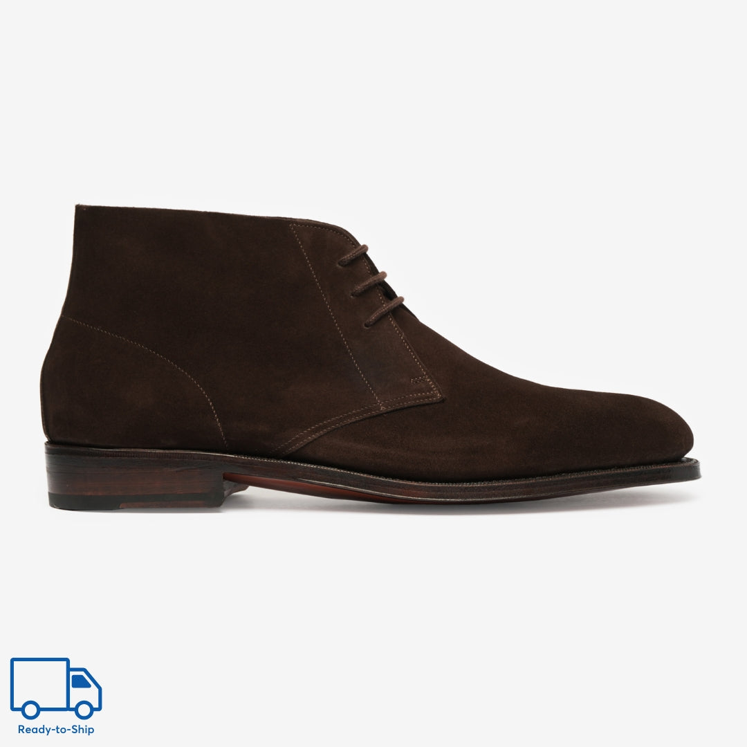 Unlined Chukka Boot |  Bitter Choco - Rui Last