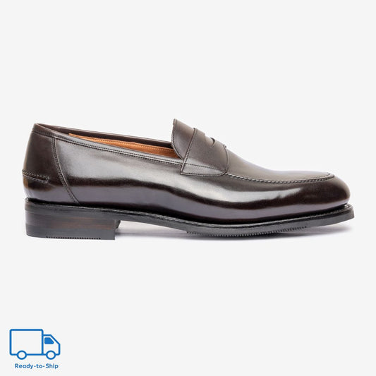 Penny Loafer II - Bitter Choco - Rufer Wide Last - RTW
