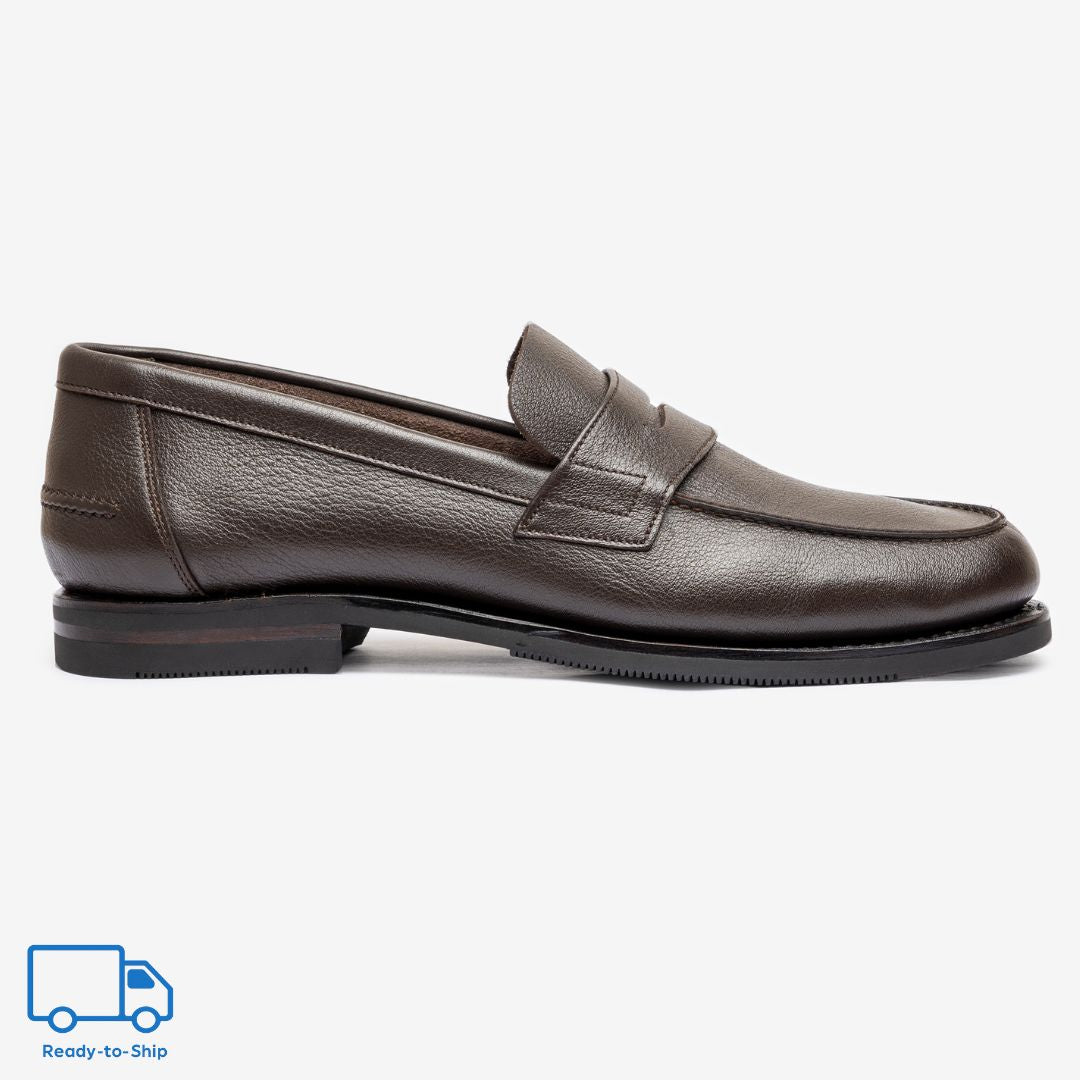 Unlined Moccasin |  Mokka - Armin Last