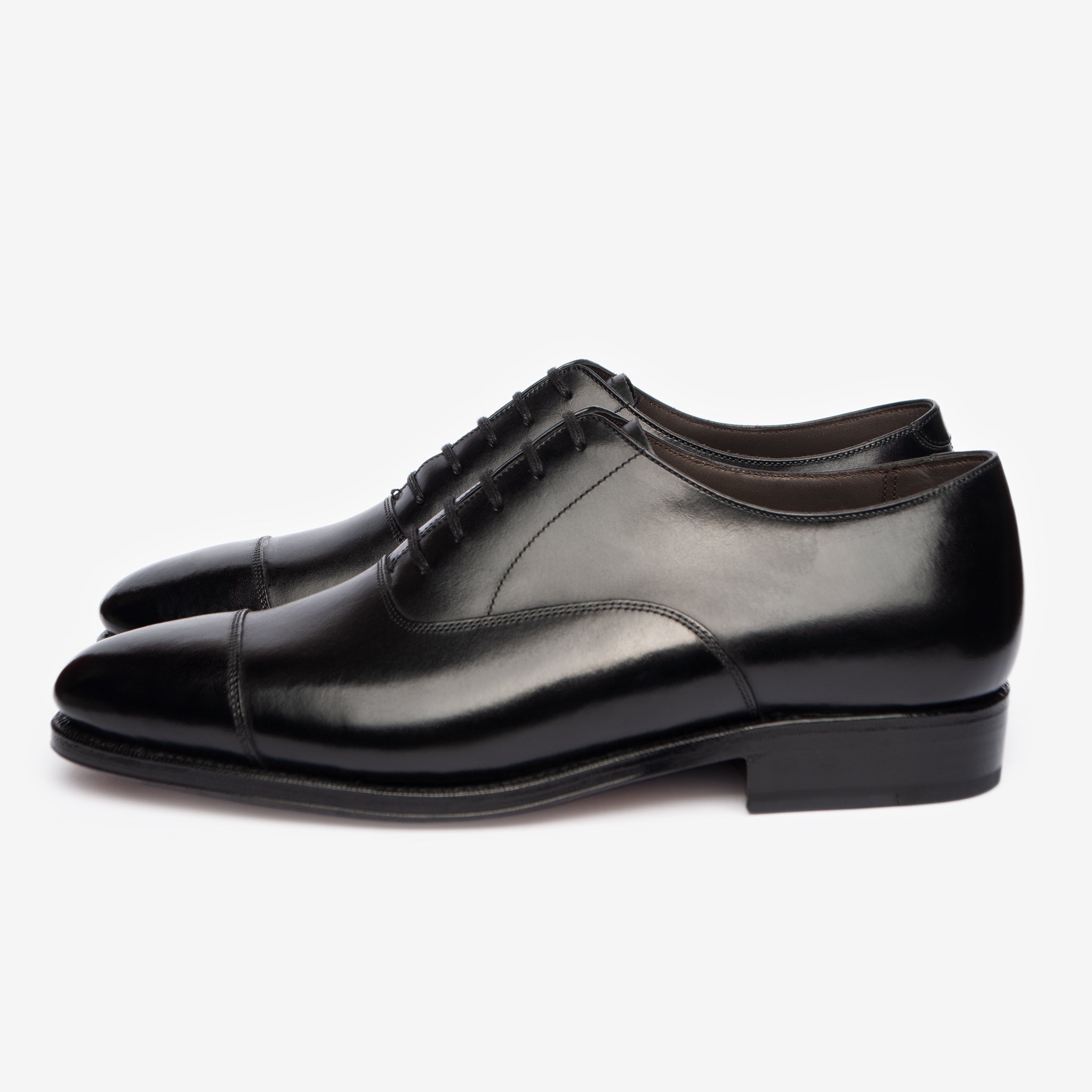 Straight Tip Oxford |  Black - Zip Last