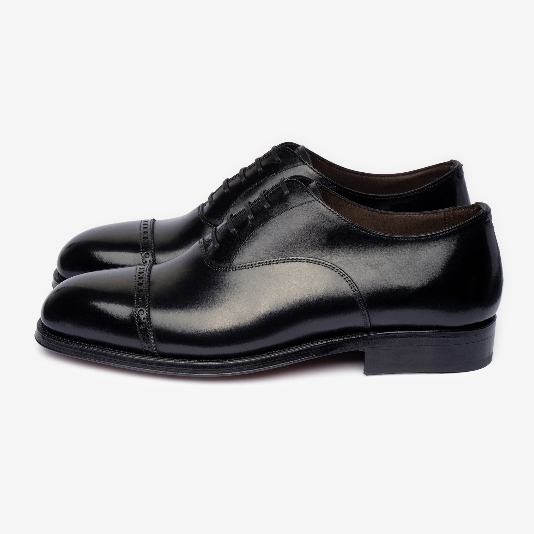 Punch Cap Oxford |  Black - Char Last