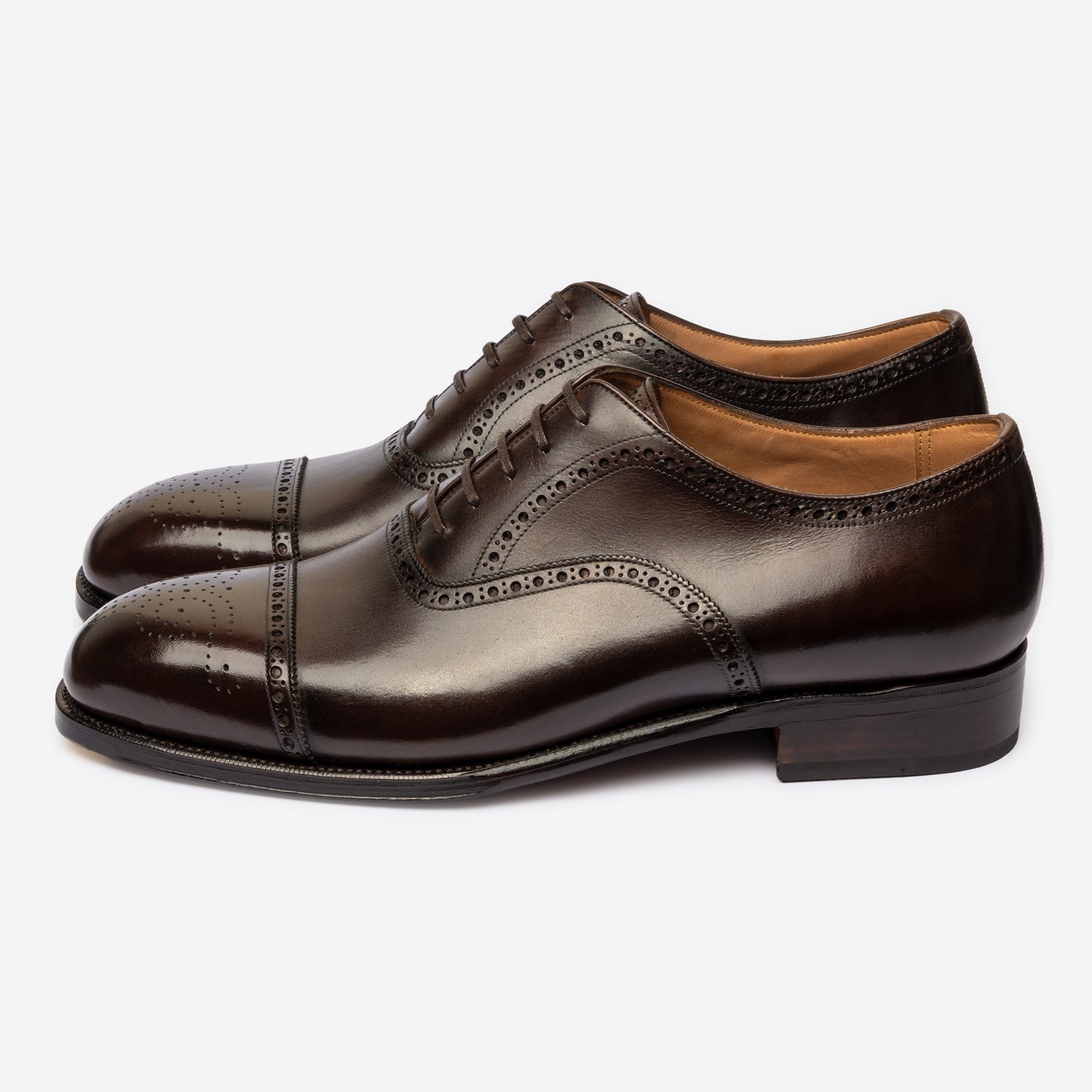 Semi Brogue Oxford - Bitter Choco - Char Last