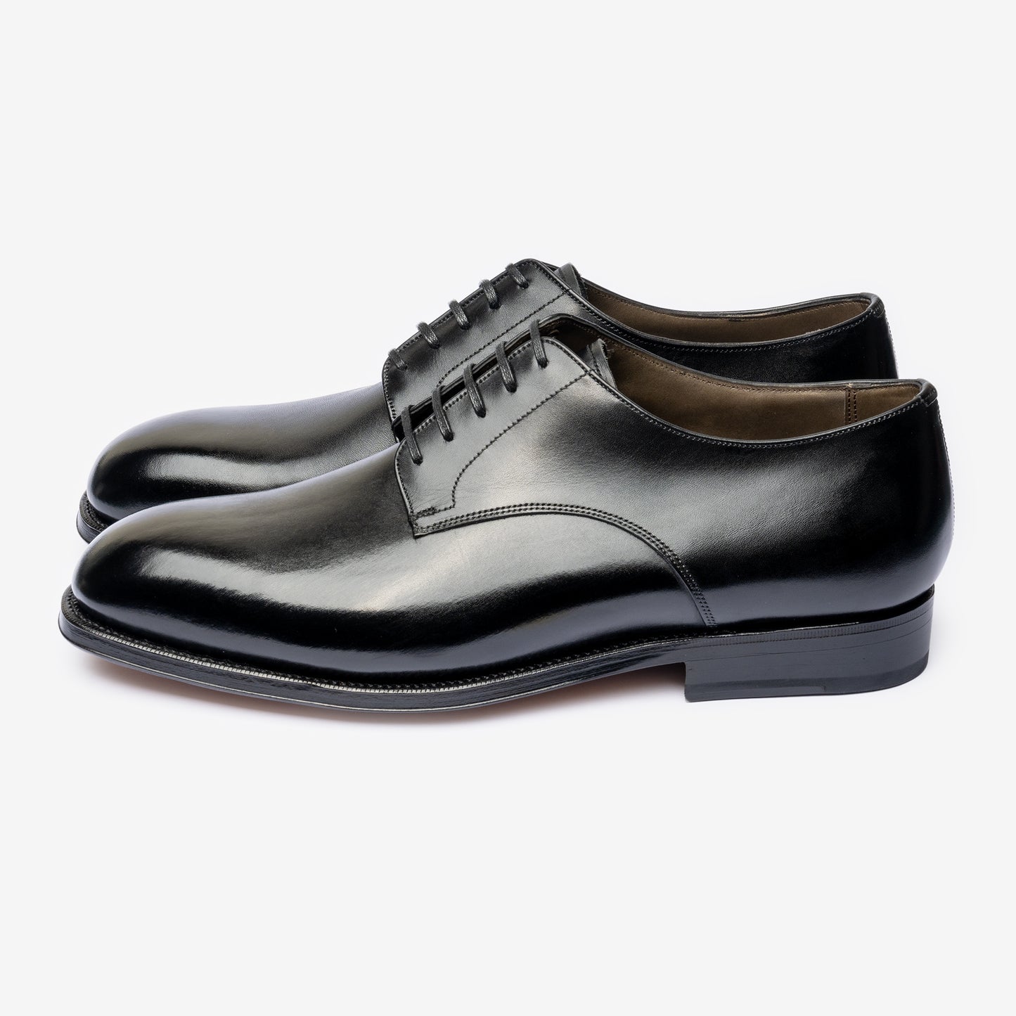 Plain Derby - Black - Char Last