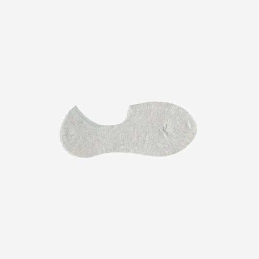 Comfort Fit No-Show Socks - Grey - by Tabio