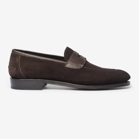 Unlined Penny Loafer II - Bitter Choco - Rufer Last - Janus Calf