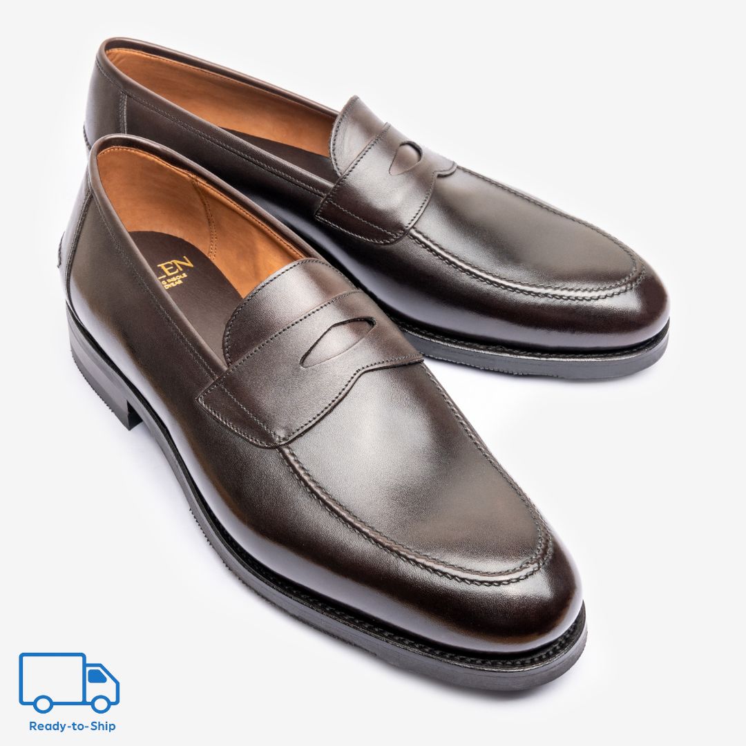 Penny Loafer II - Bitter Choco - Rufer Wide Last - RTW