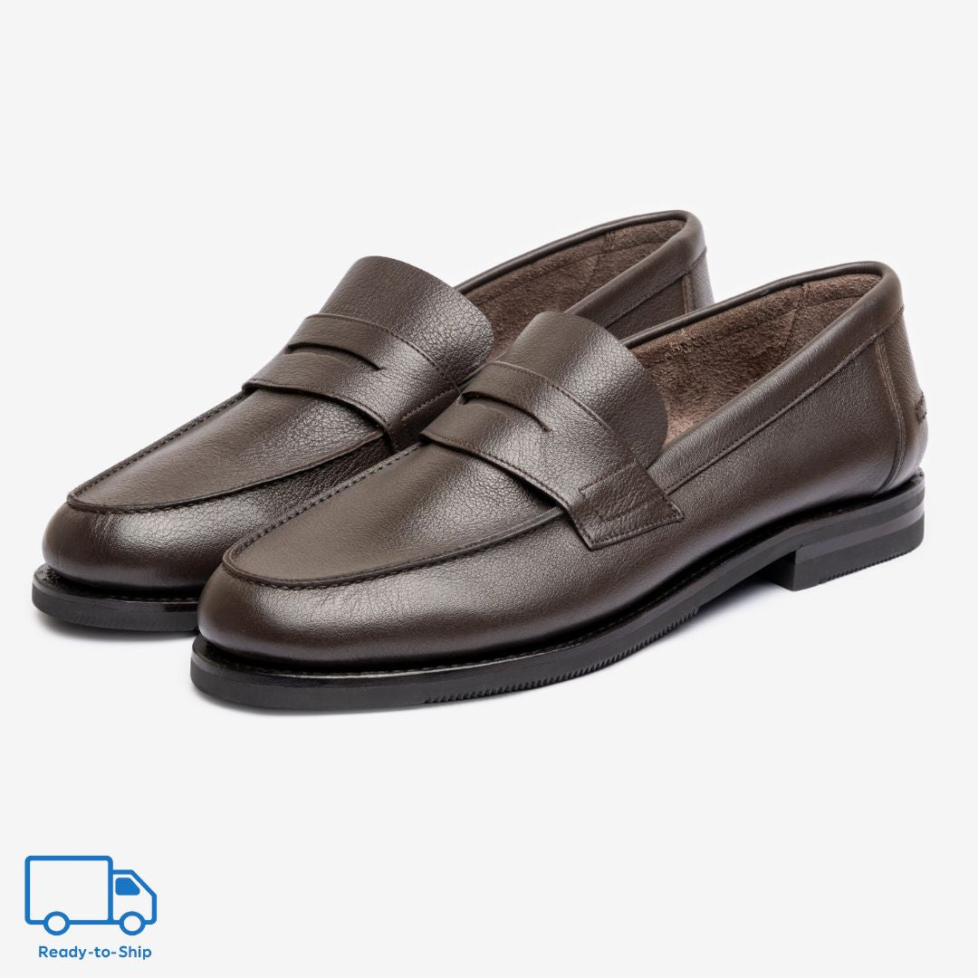 Unlined Moccasin |  Mokka - Armin Last