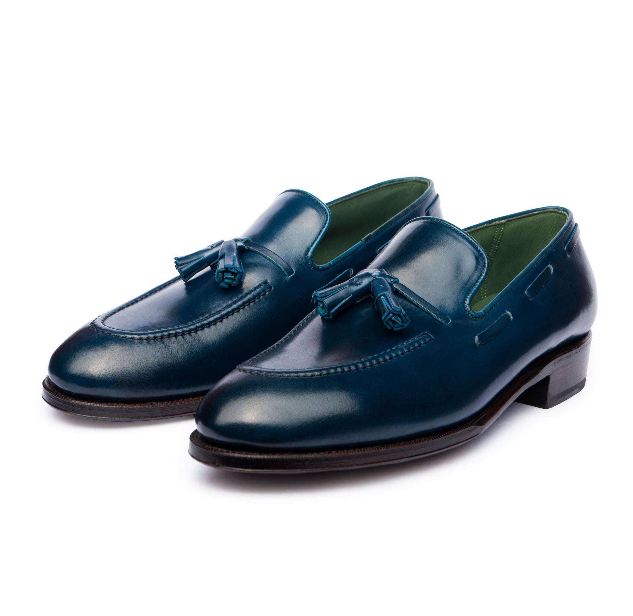 Tassel Loafer |  Blue Shell Cordovan - Rufer Last