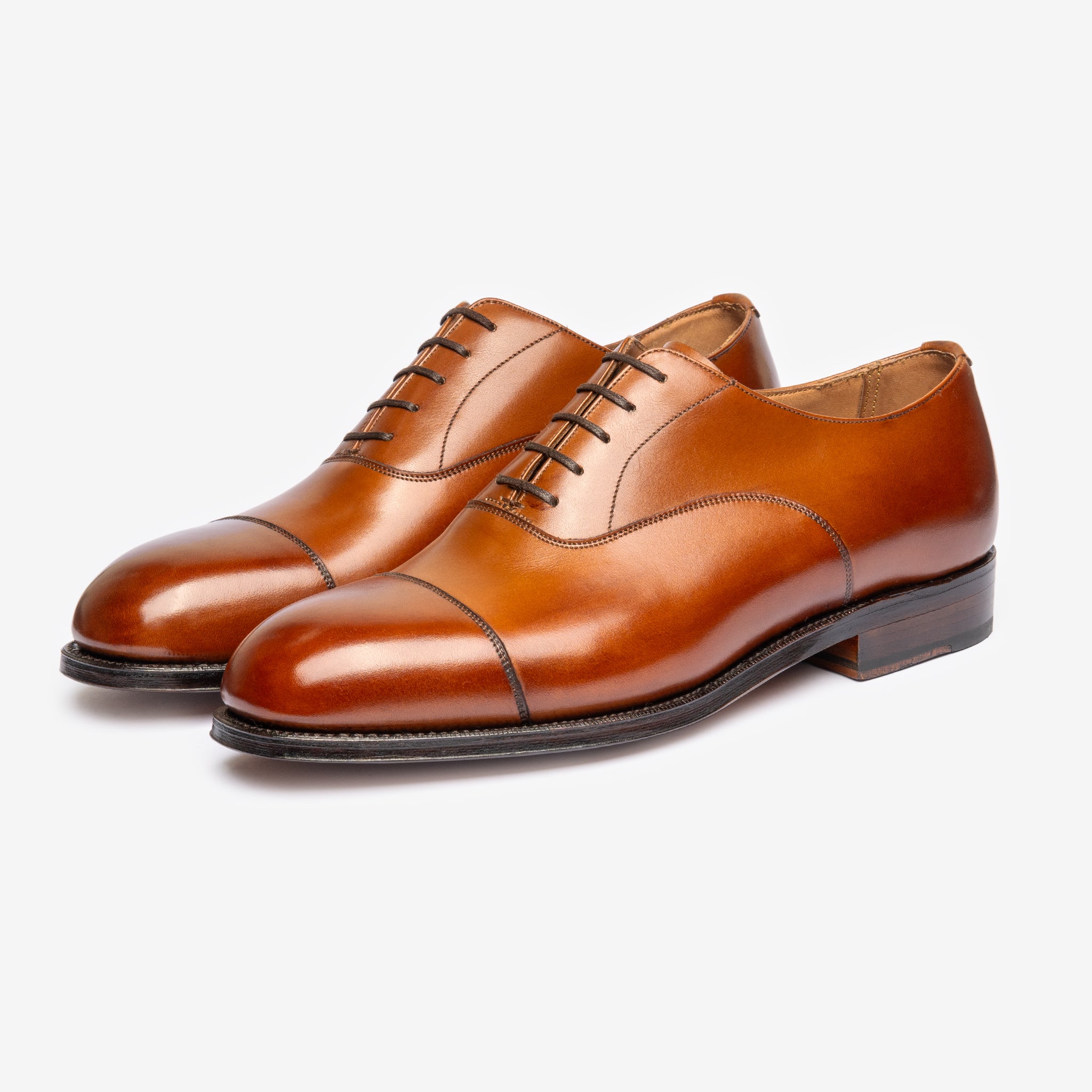 Straight Tip Oxford | Tan - Char Last