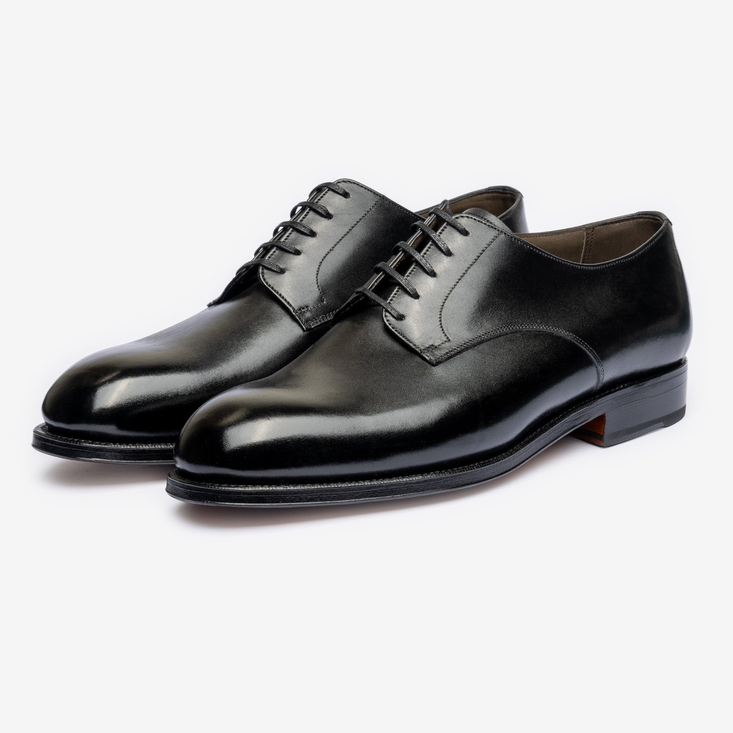 Plain Derby - Black - Char Last