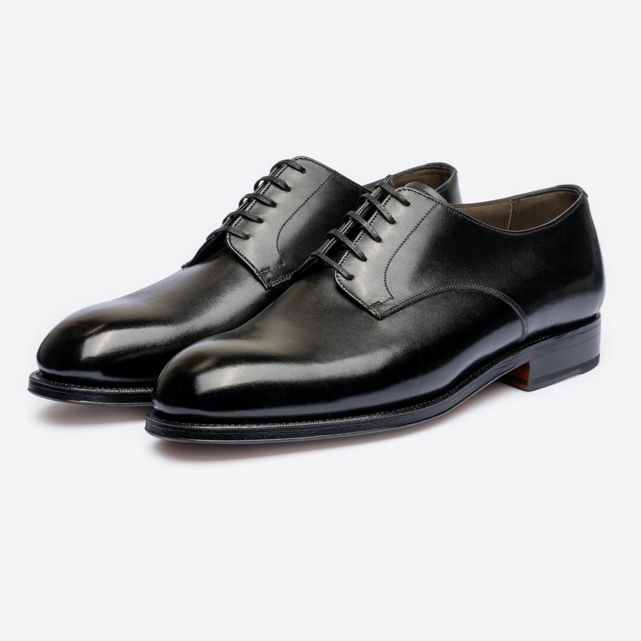 Plain Derby |  Black - Char Last