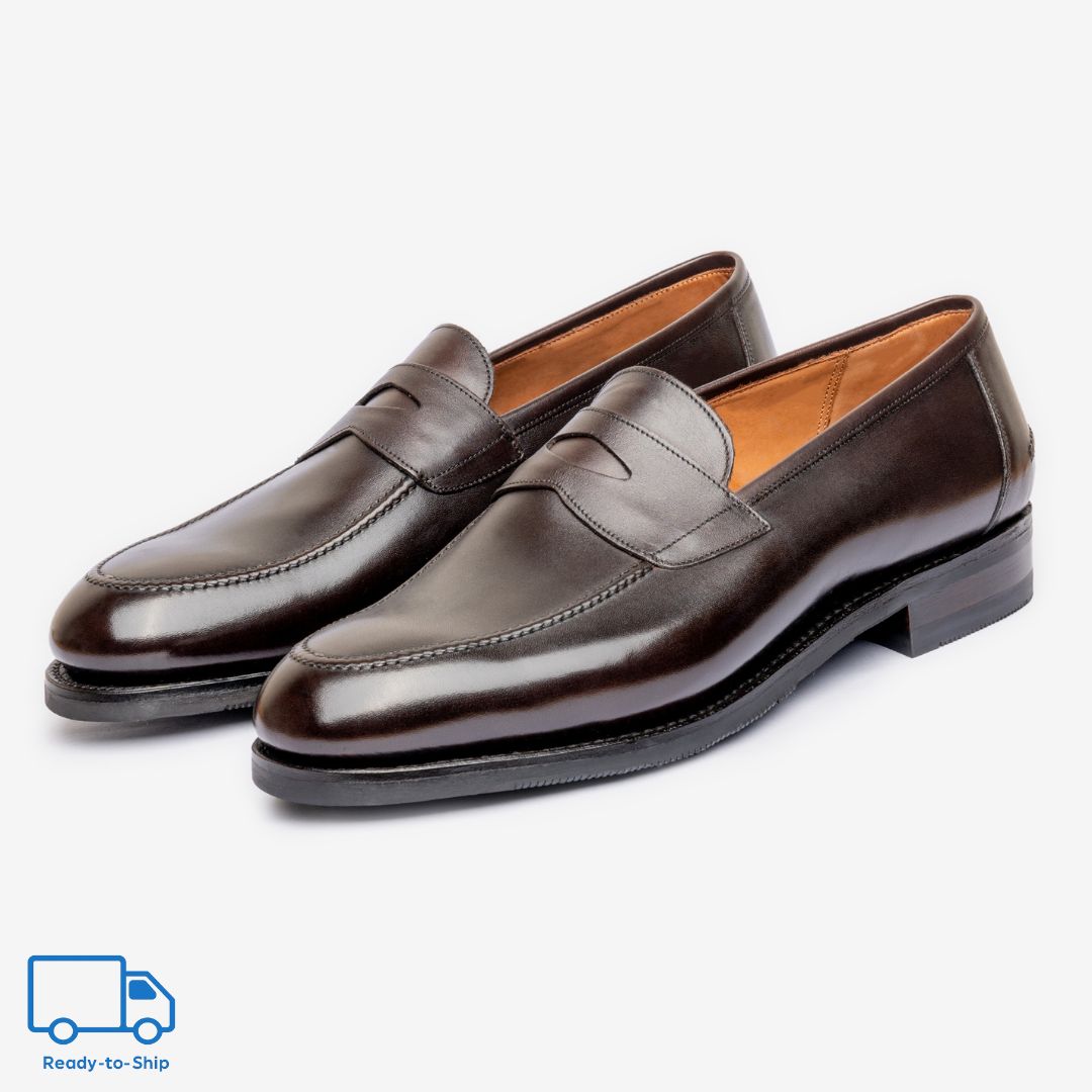 Penny Loafer Ii |  Bitter Choco - Rufer Wide Last