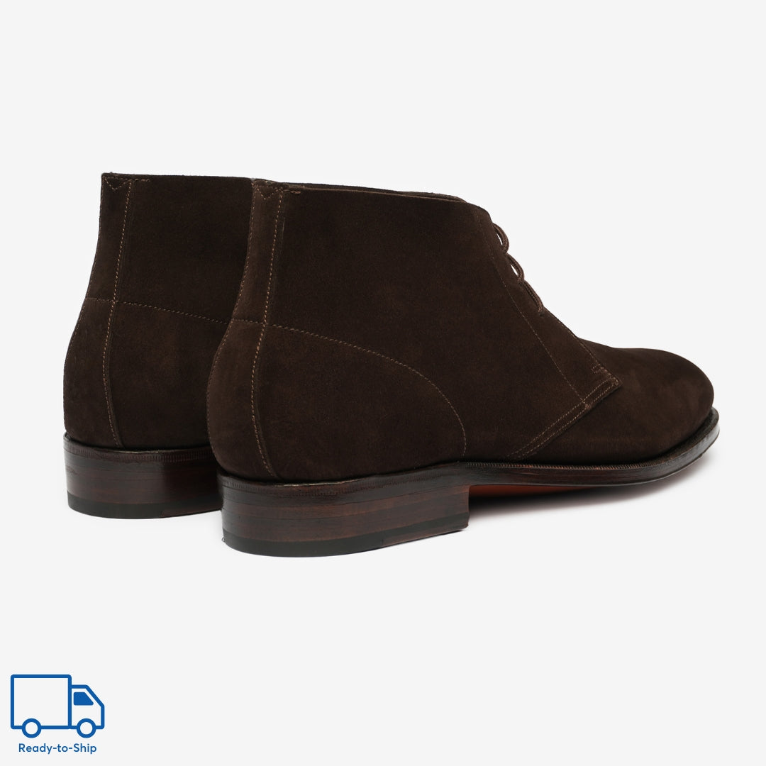 Unlined Chukka Boot |  Bitter Choco - Rui Last