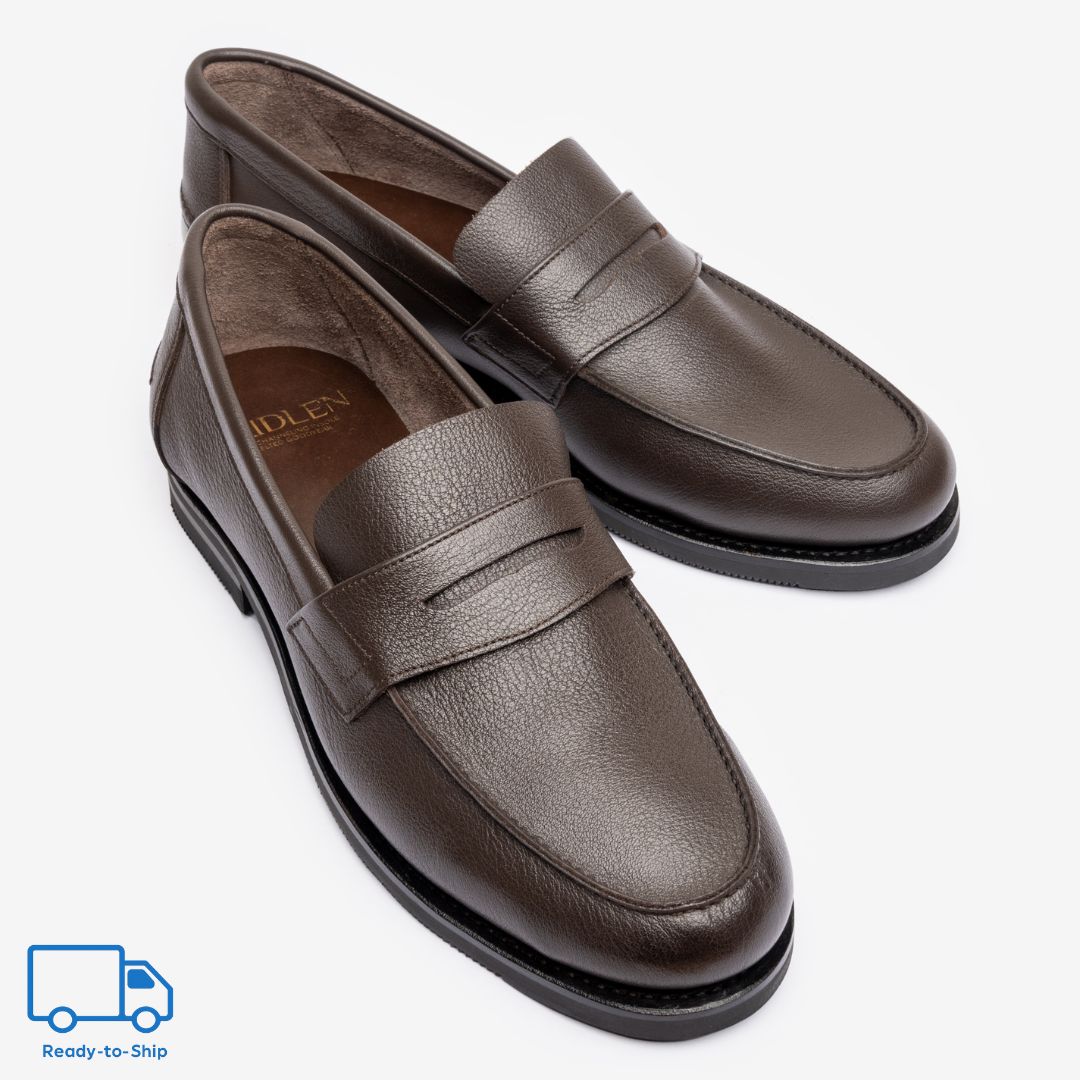 Unlined Moccasin |  Mokka - Armin Last