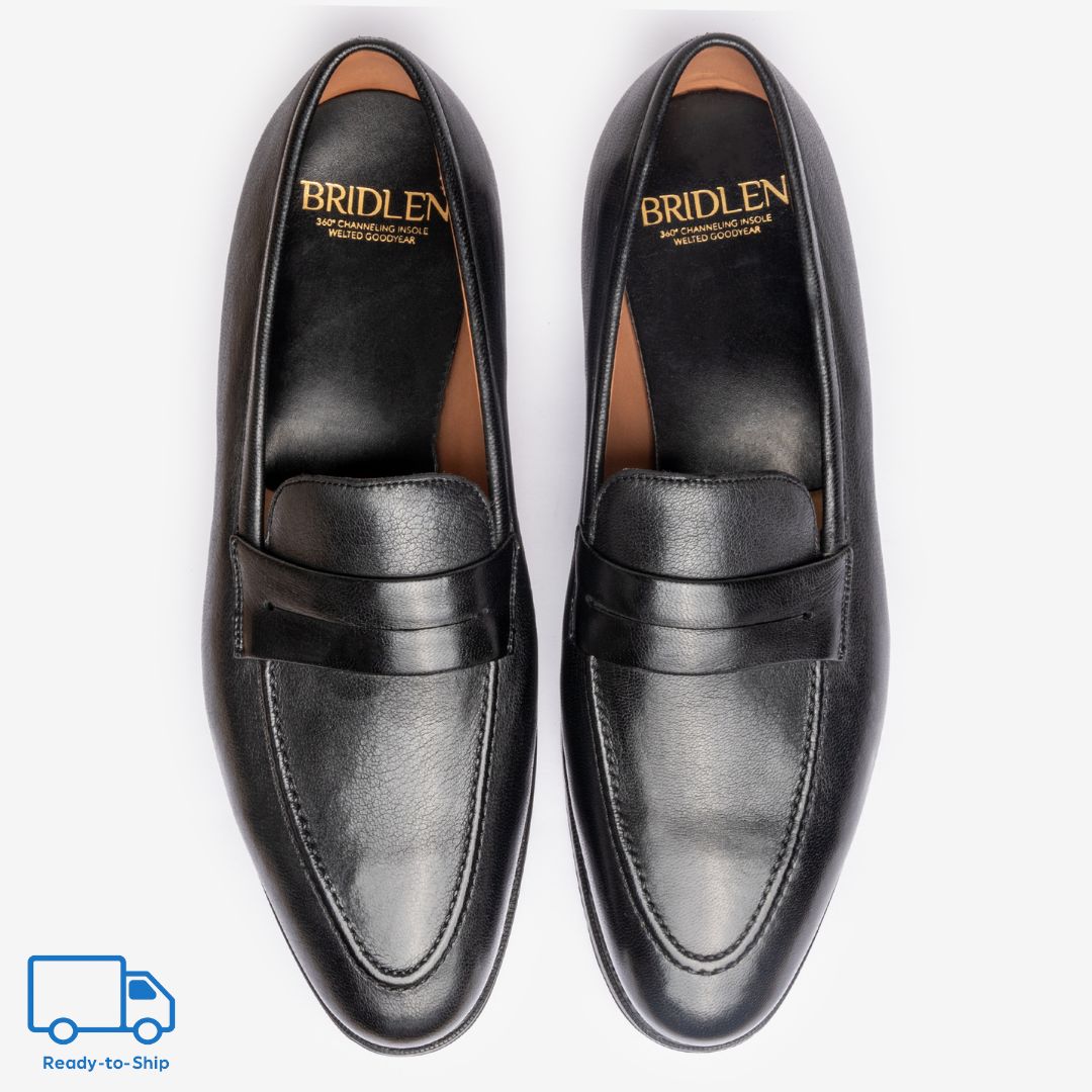 Punch Line Loafer | Black Deer Leather - Zilo Last